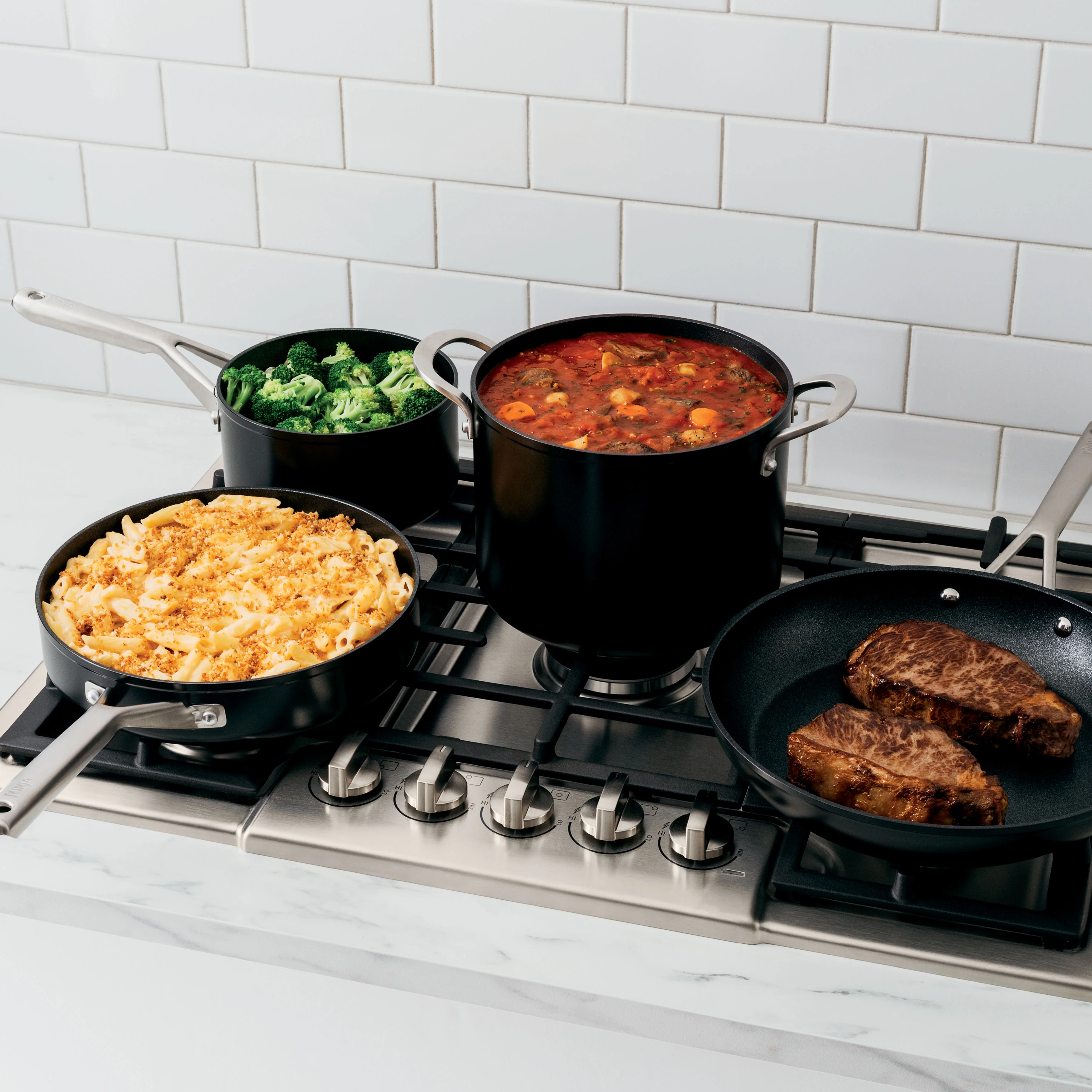 Ninja C19000 Foodi NeverStick 10-Piece Cookware Set, Black - Image 2