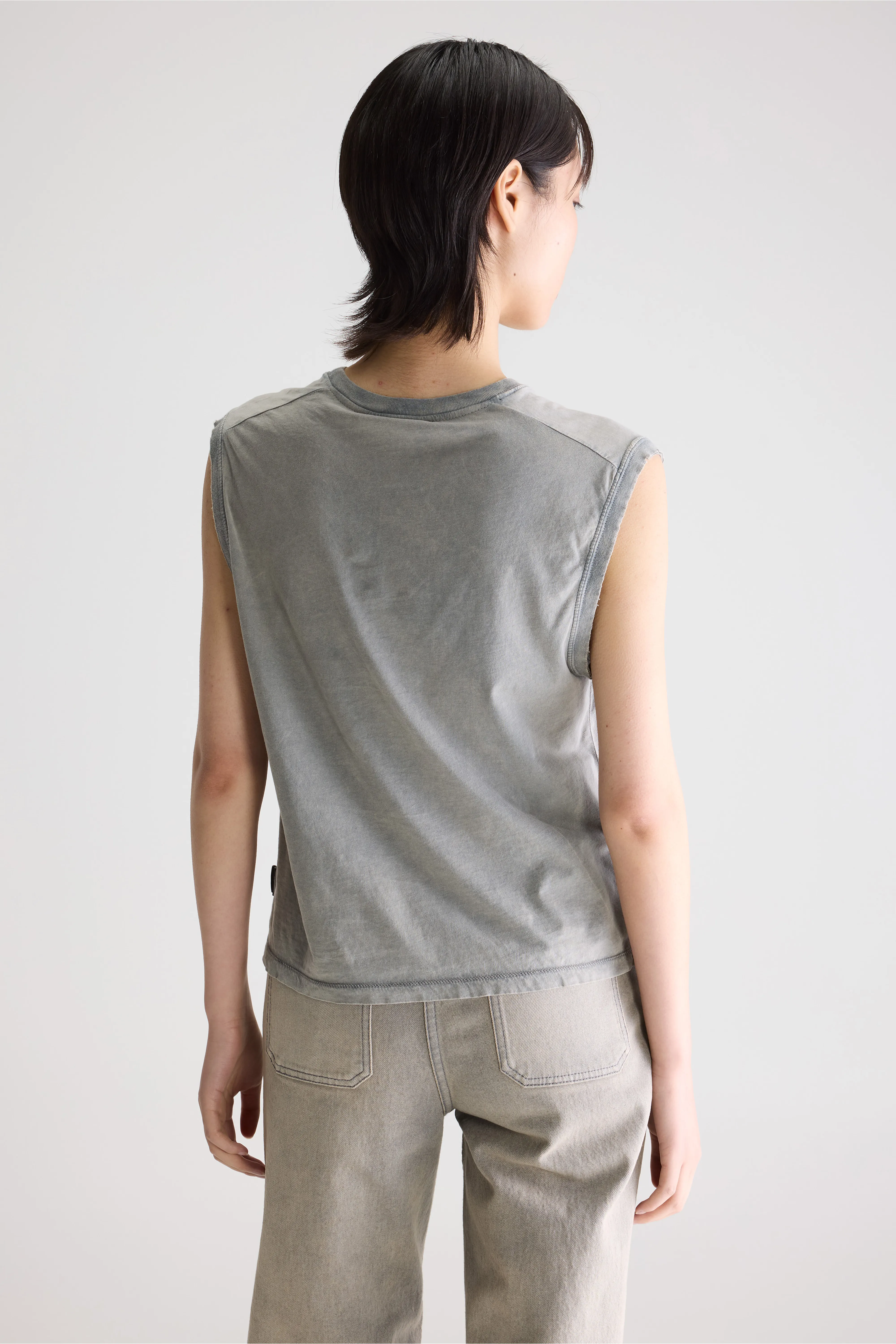 Bellerose Falde sleeveless t-shirt (261 / W / BLACK SAND)