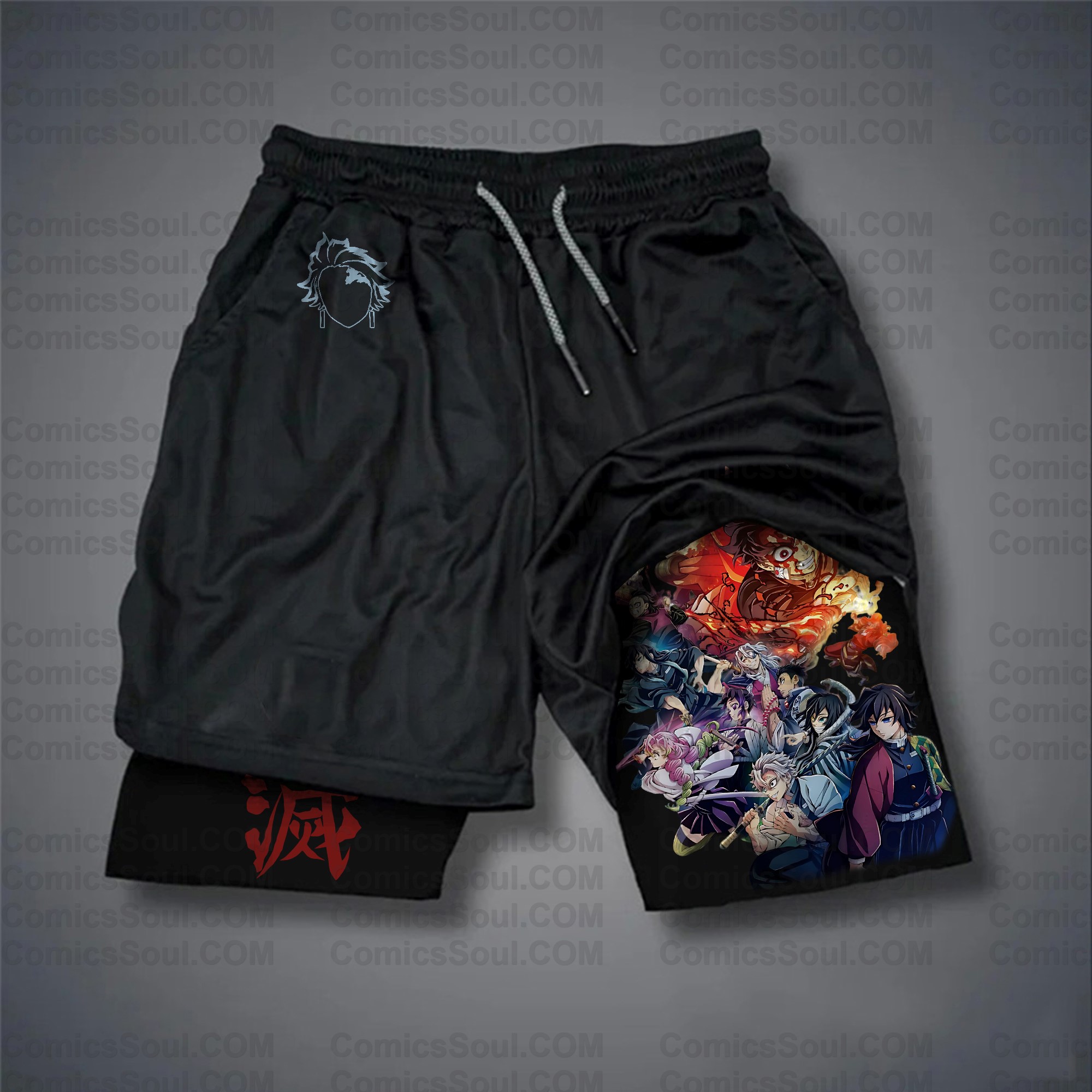 Unisex “ Comicssoul” Casual Streetwear Shorts
