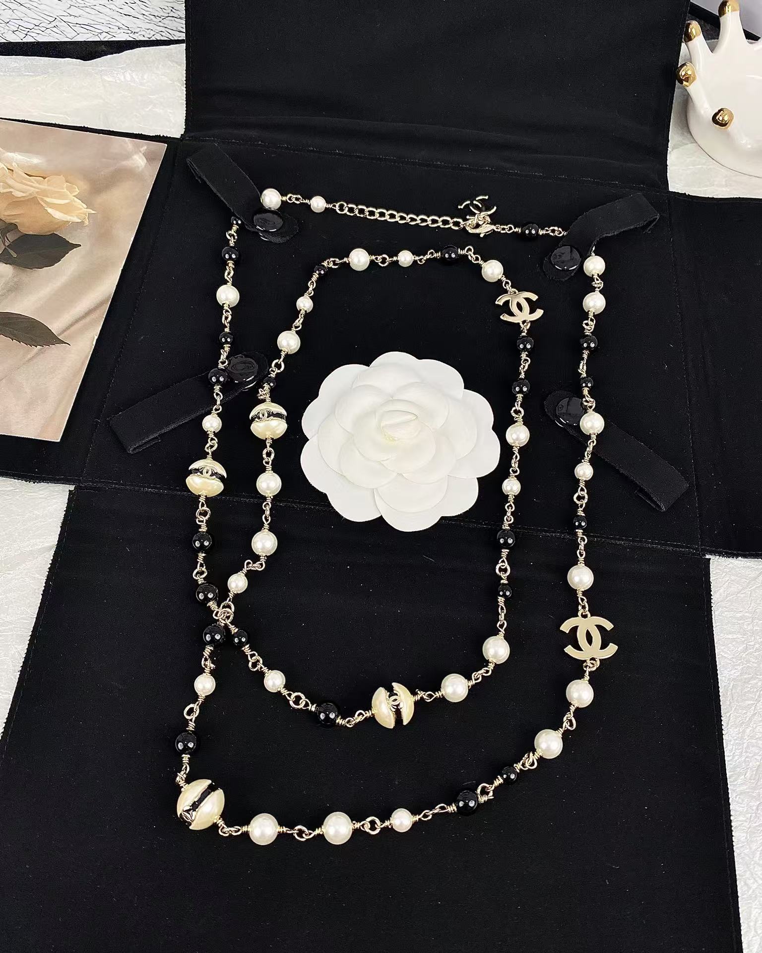 Chanel Long Sweater Necklace - Original Replica Club