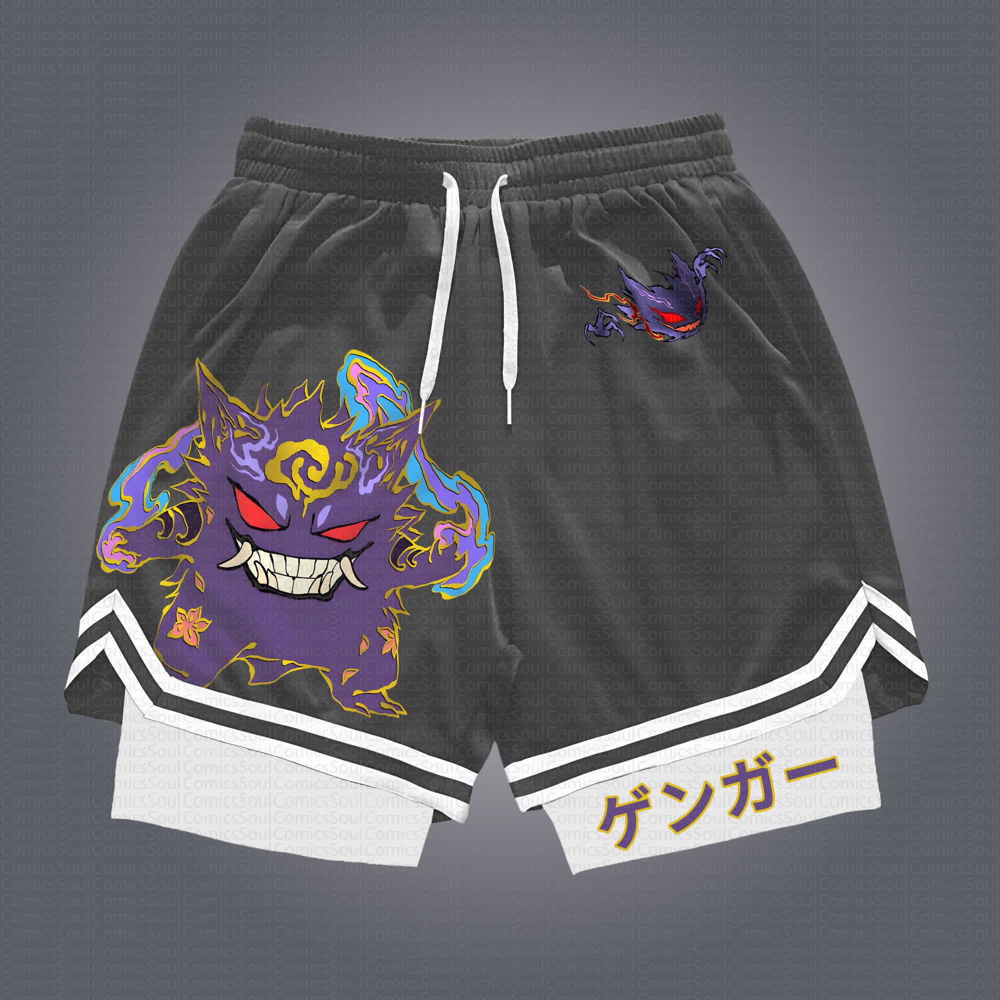 Unisex  “Comicssoul” Casual Anime Streetwear Shorts