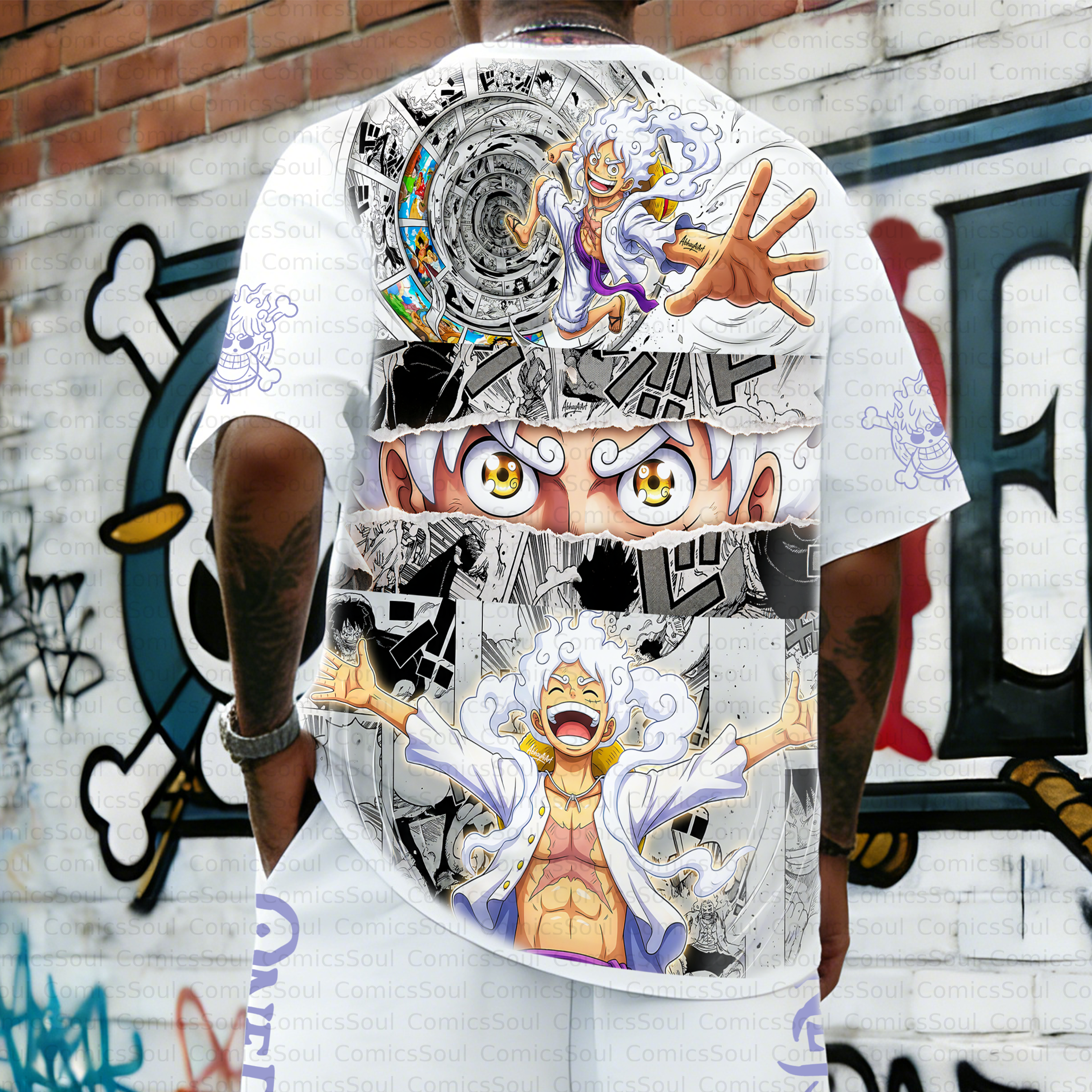 Unisex Anime Inspired Vintage T-Shirt