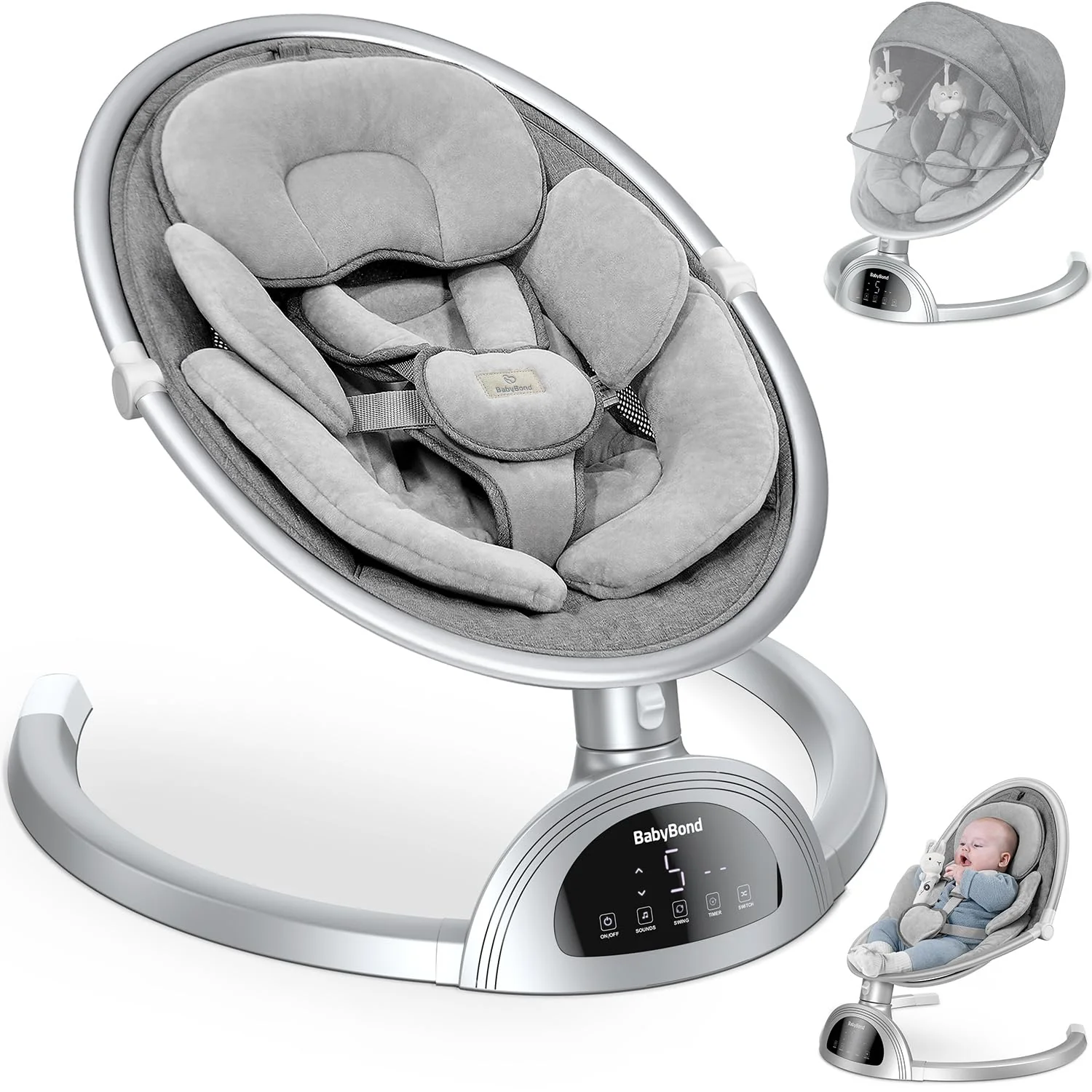 BabyBond Bluetooth Speaker Positions For Infants