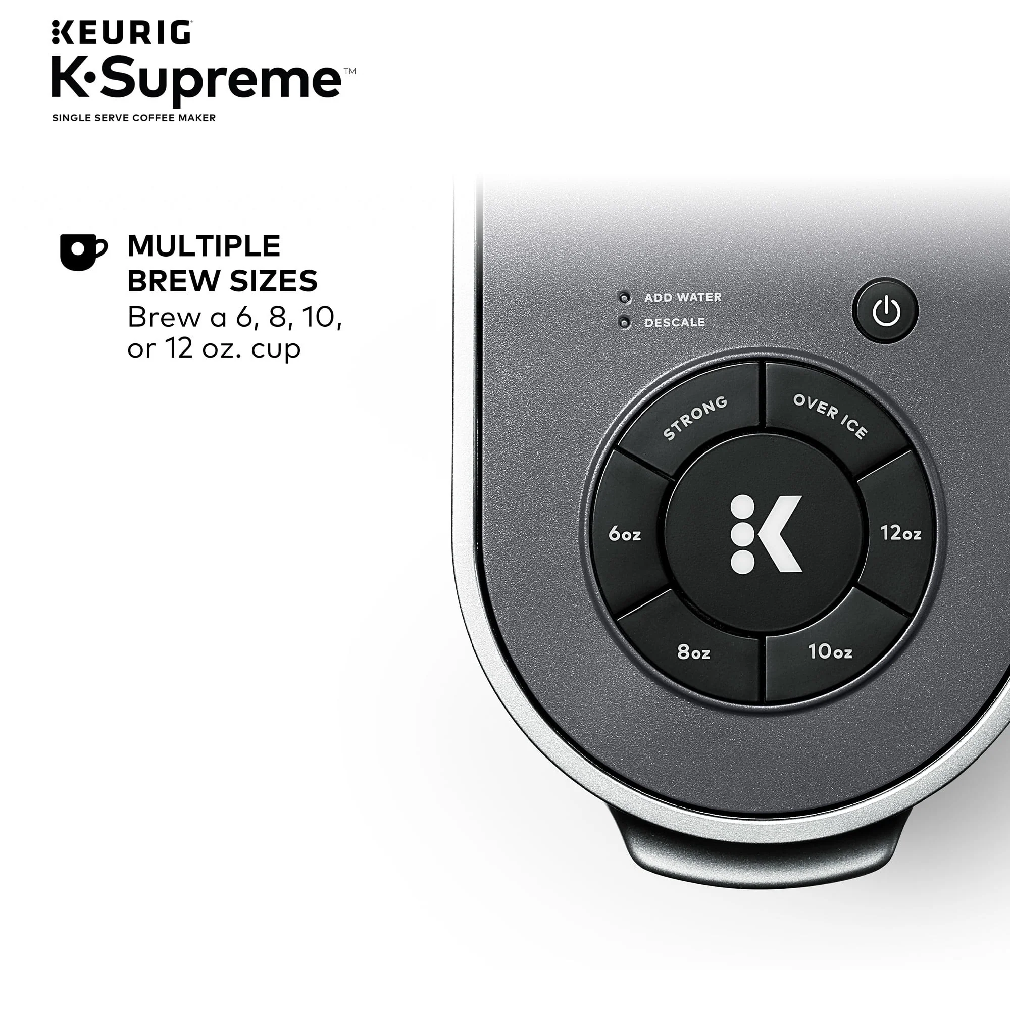 Keurig K-Supreme Black Single-Serve K-Cup Pod Coffee Maker