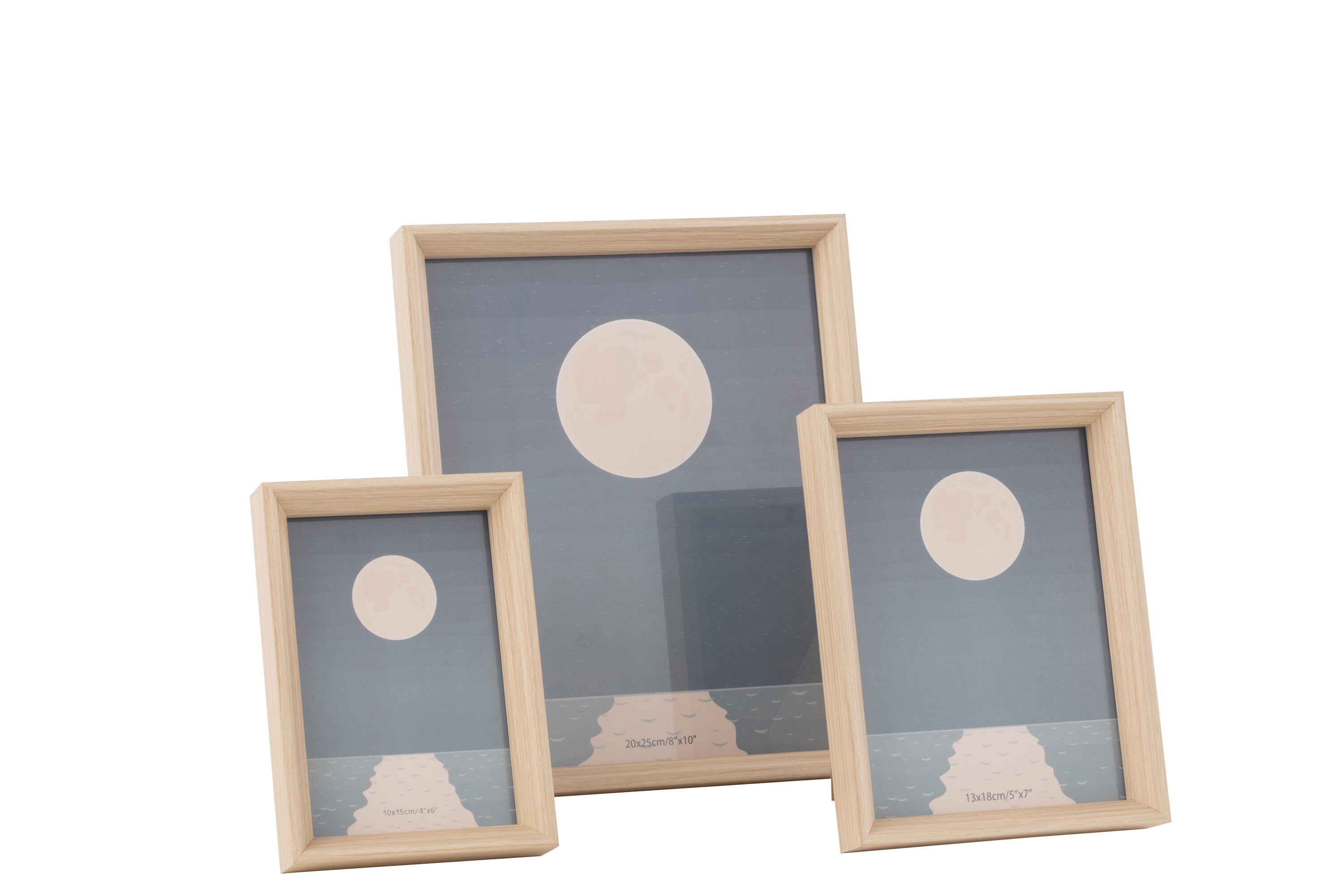 J-Line fotolijst Sylvie - hout - naturel - large