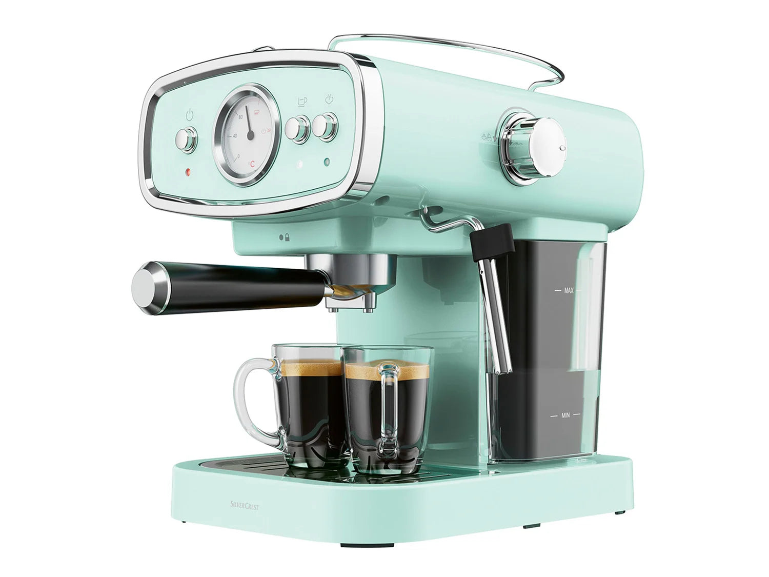 SILVERCREST KITCHEN TOOLS SEM 1050 A2 espresso machine with portafilter system