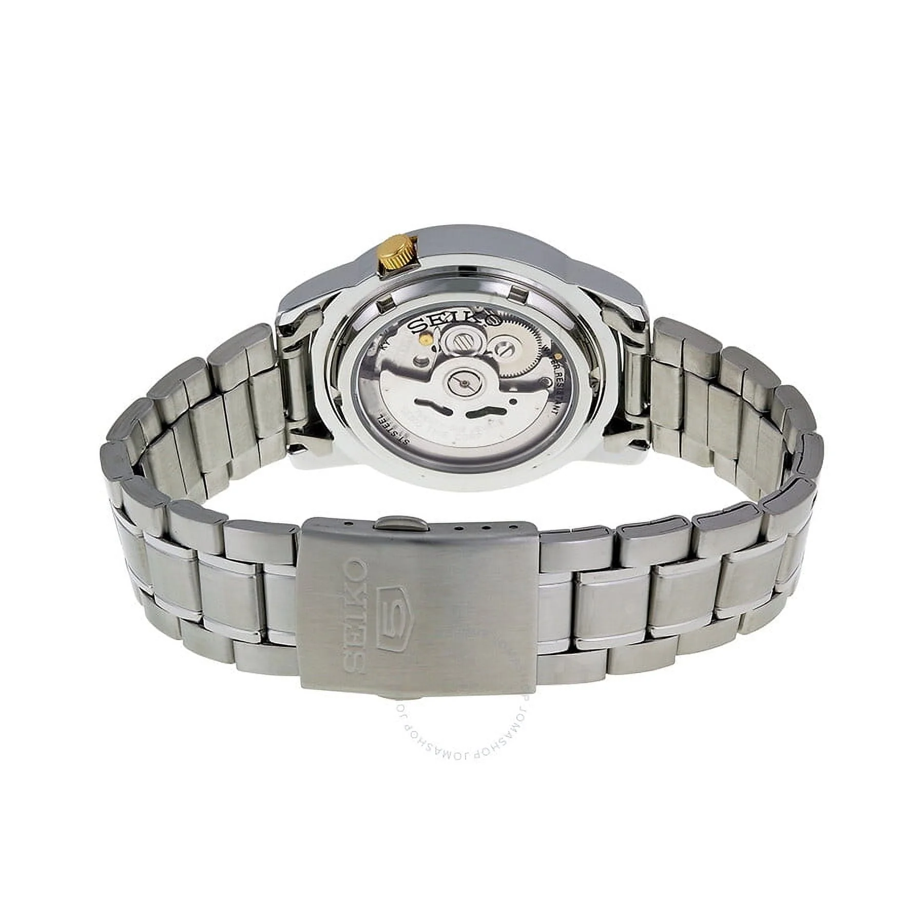 Seiko 5 Automatic Black Arabic Dial Stainless Steel Men's Watch SNK063J5 - Image 2