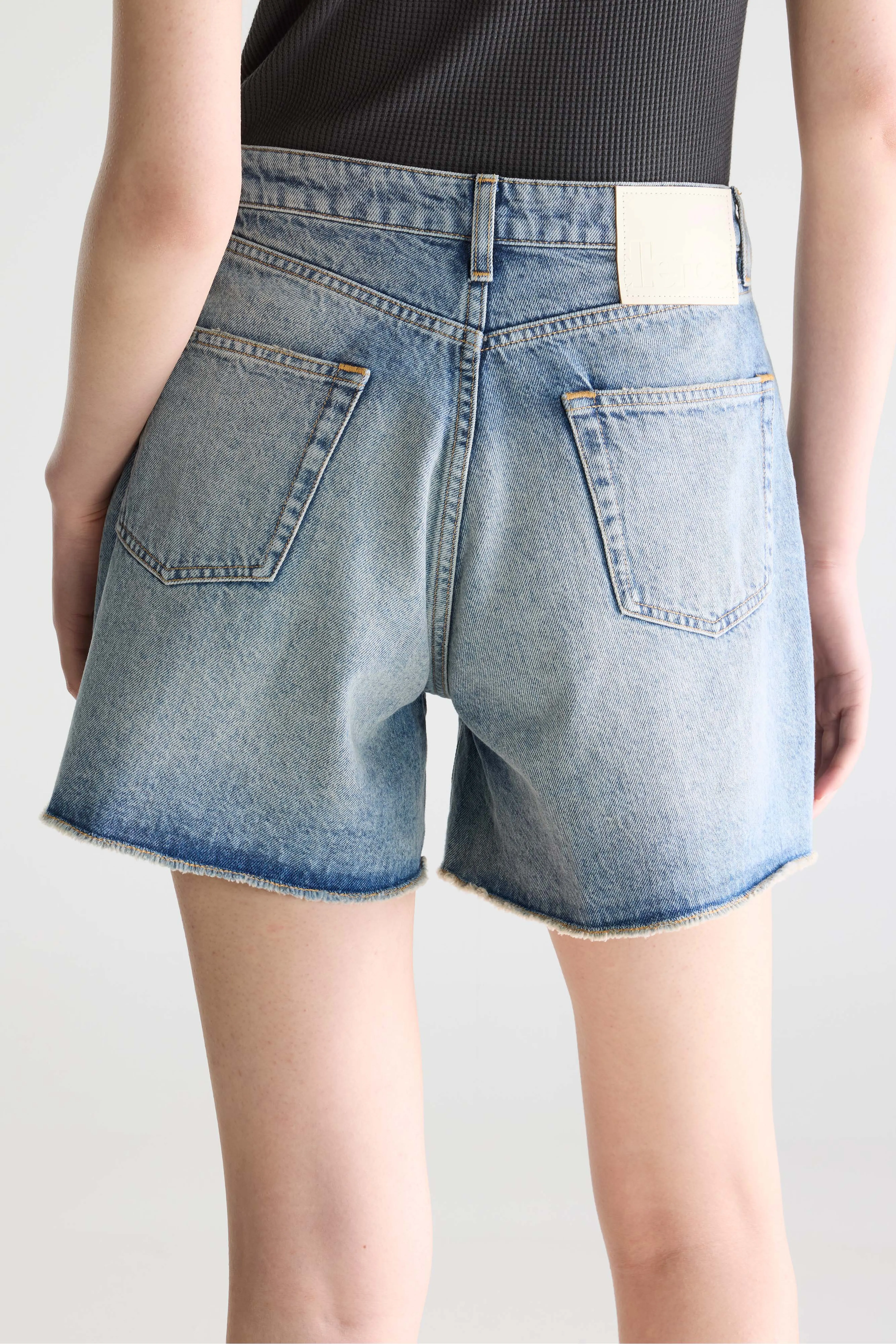 Bellerose Pactol wide denim shorts (261 / W / VINTAGE LT BLUE)