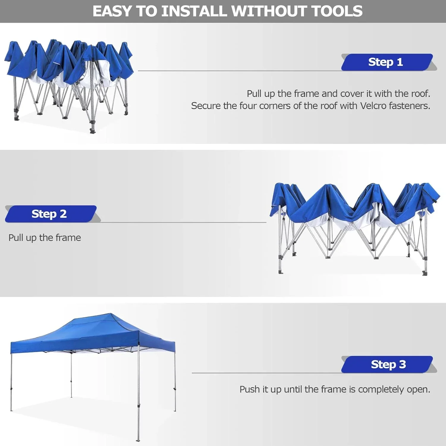 COBIZI 10x20 Heavy Duty Pop up Canopy Tent 6 sidewalls Commercial Canopy Wedding Party Tents