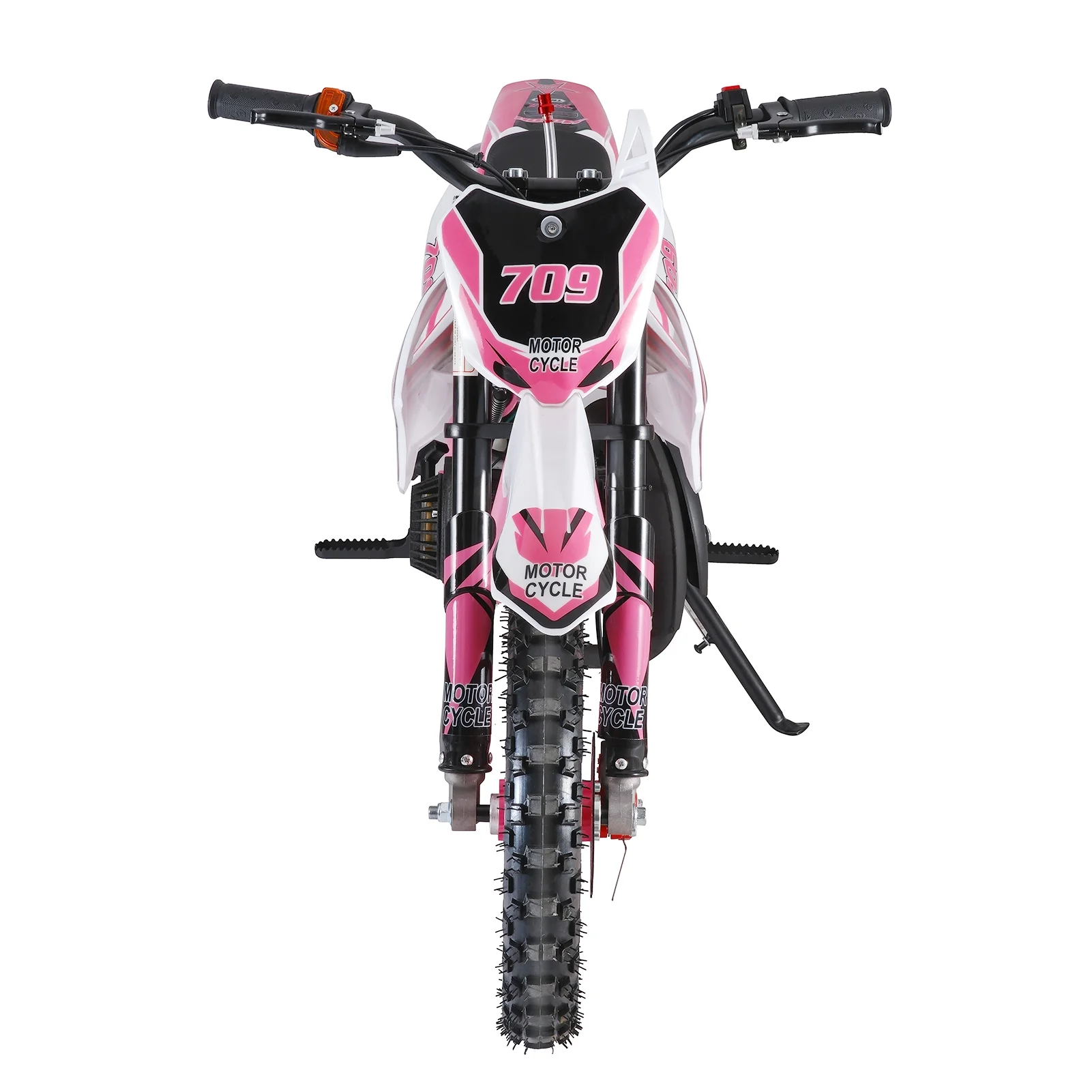 SUSUchens Off Road Mini Motorcycle Kids Dirt Bike Gas Power Motocross Children Pocket Motorbike,49cc 2-Stroke (Pink) - Image 5