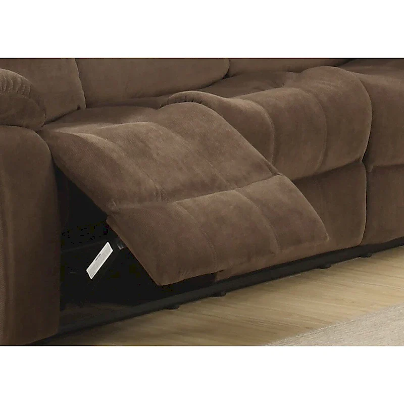 Bill Contemporary Brown Reclining Living Room Set - 2 Pieces