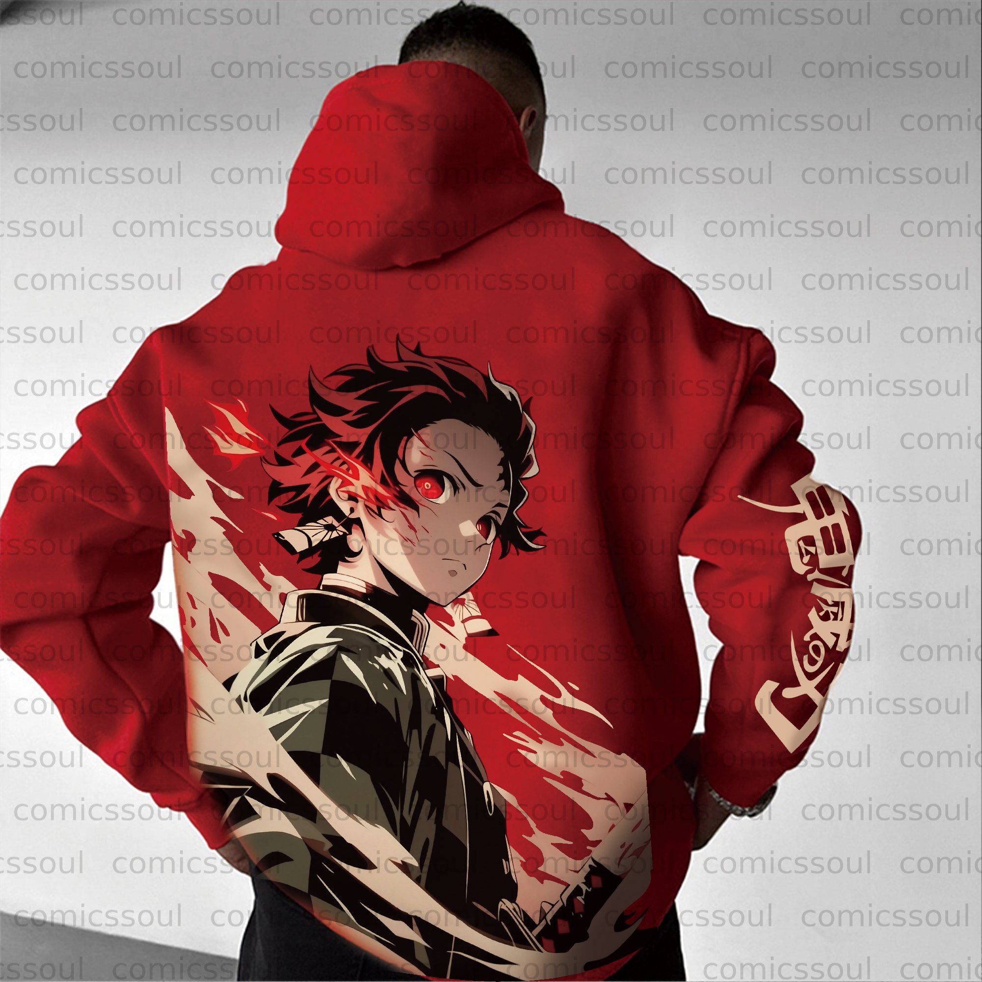 Unisex Anime Graphic Streetwear Vintage Plush Hoodie