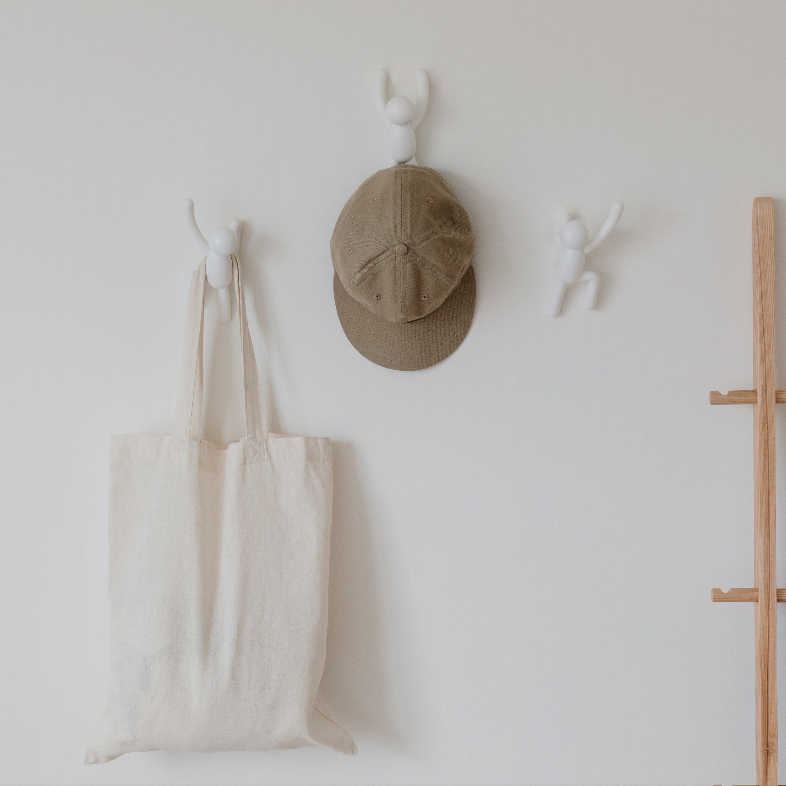 Umbra Buddy Kapstokhaken - Set van 3 - Wit