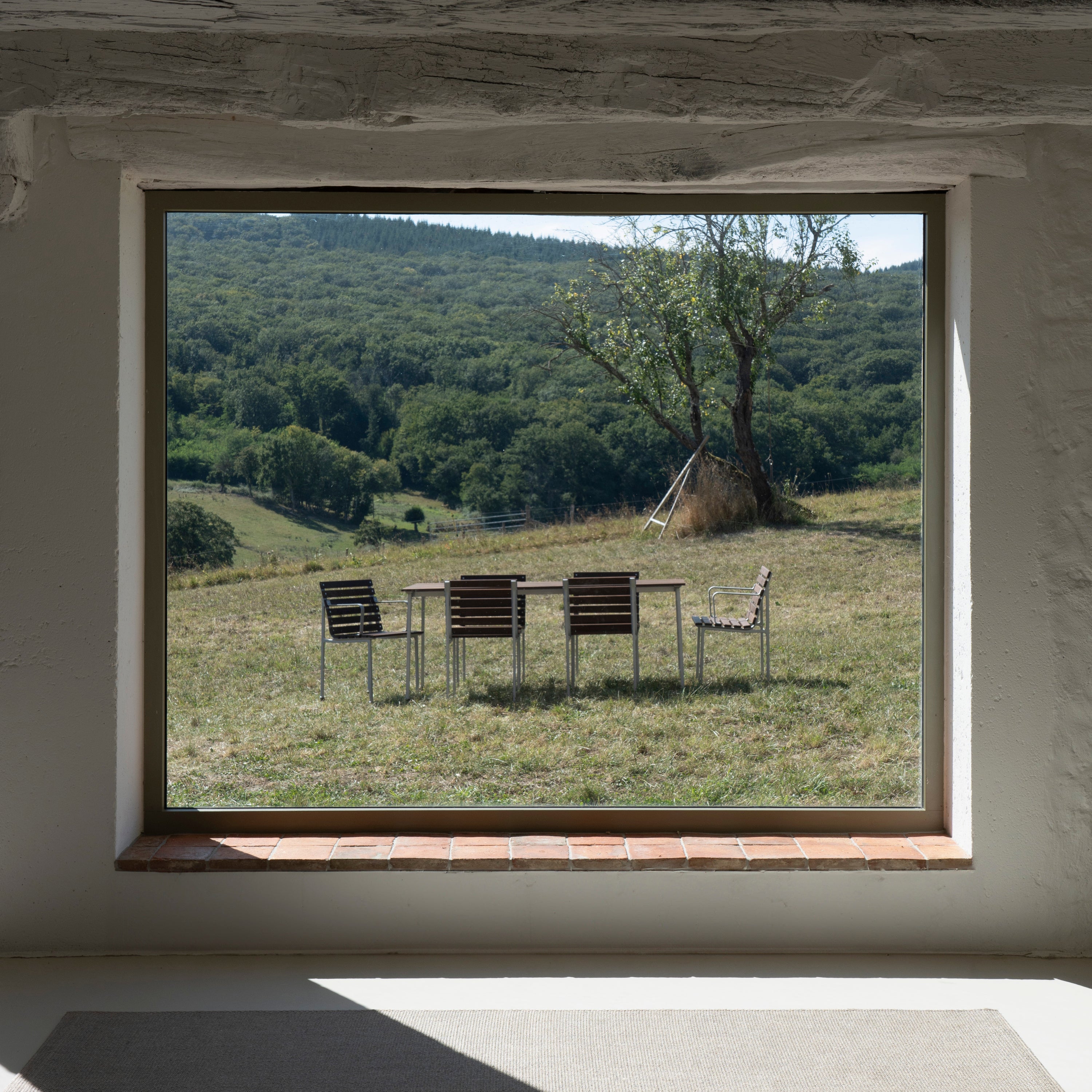 HAY Traverse Tuintafel 190 x 83 cm - Essenhout