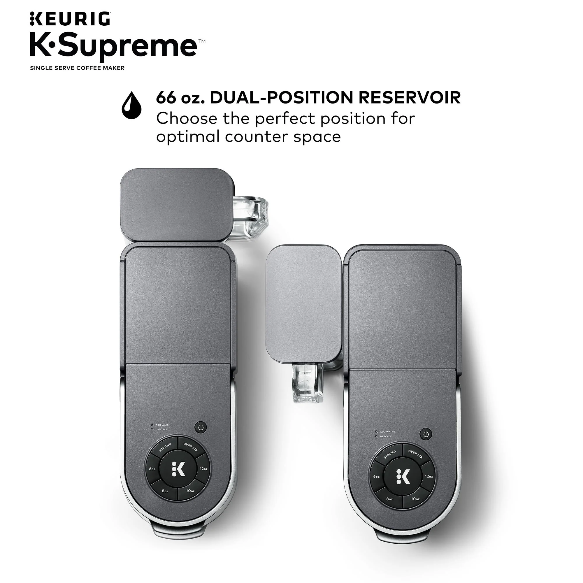 Keurig K-Supreme Black Single-Serve K-Cup Pod Coffee Maker