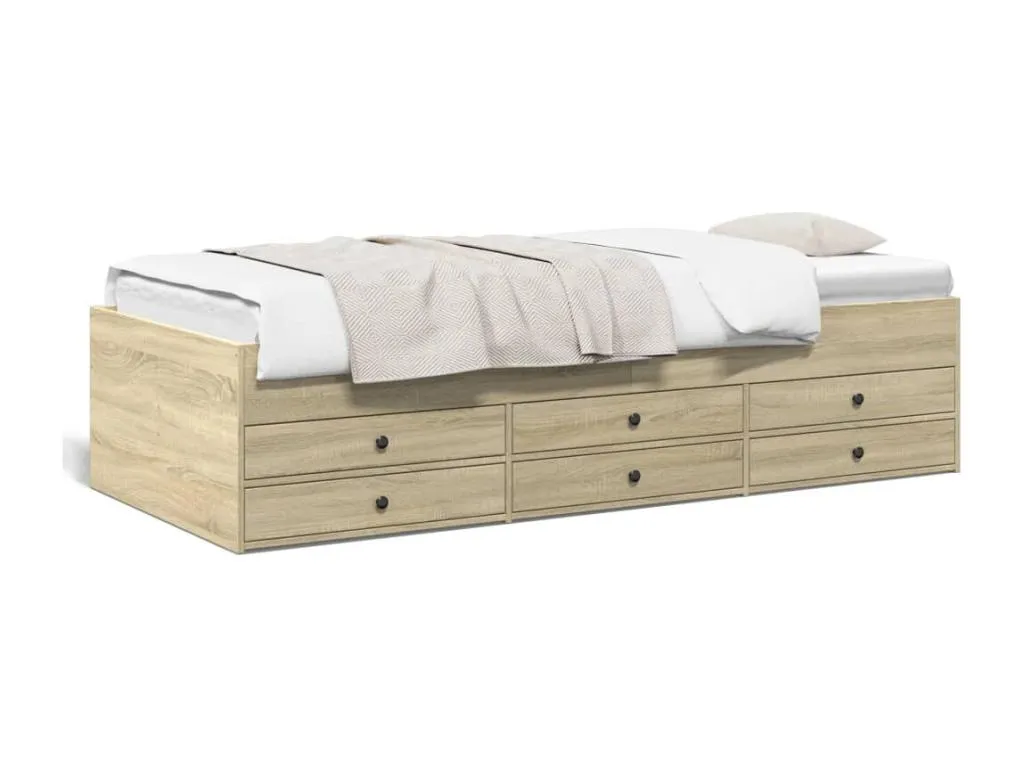 Sofá cama con cajones sin colchón Mueblesclasic 90x190 cm