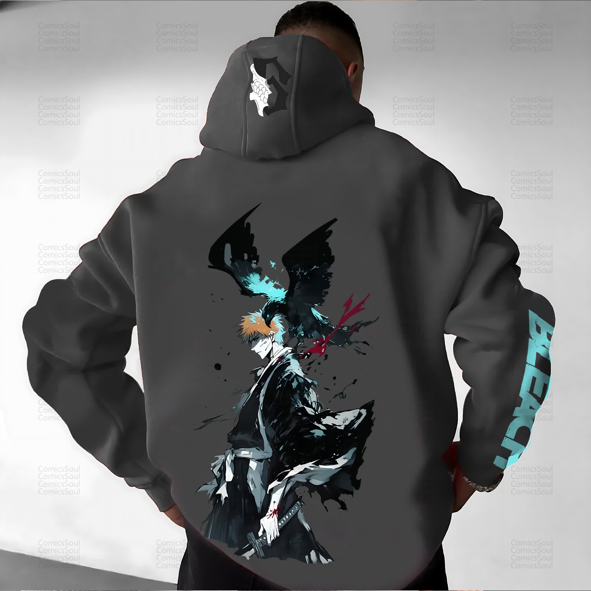 Unisex “Comicssoul” Anime Graphic Streetwear Vintage Hoodie