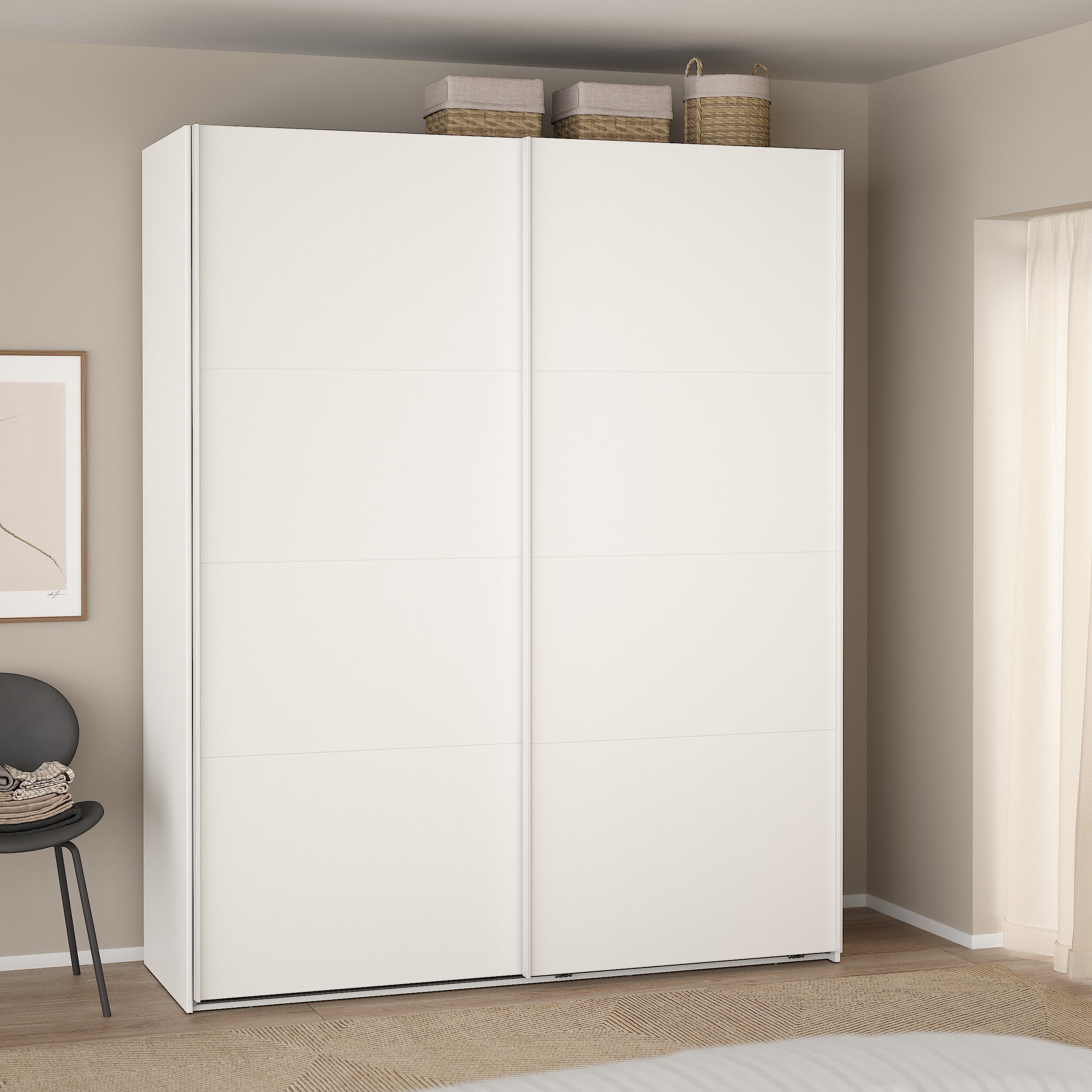Blokker basic Sway Kledingkast- Wit - B 178,5 cm