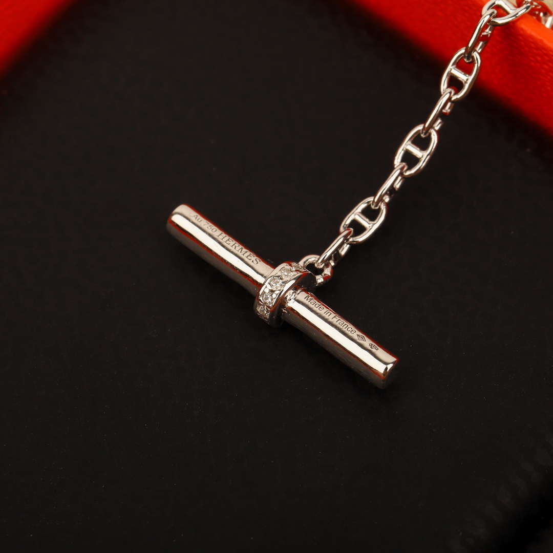 Hermes OT Clasp Two Layers Pig Nose Silver Bracelet - Original Replica Club