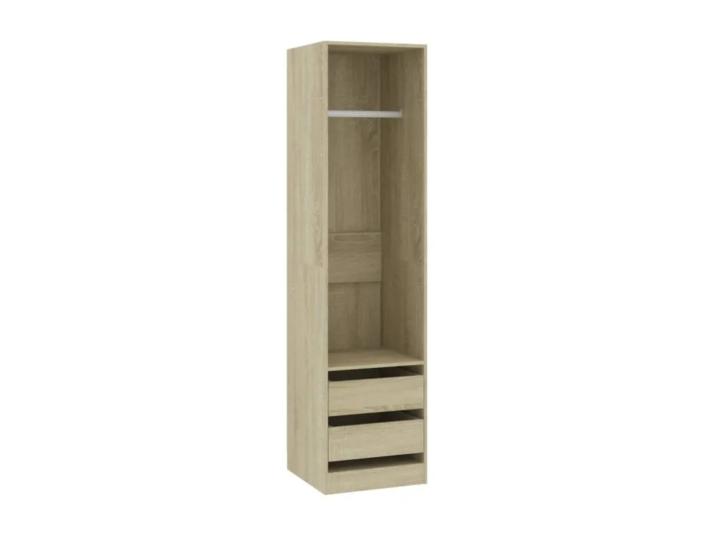 Armario cajones contrachapada color Sancaldeco 50x50x200 cm PWDY44751