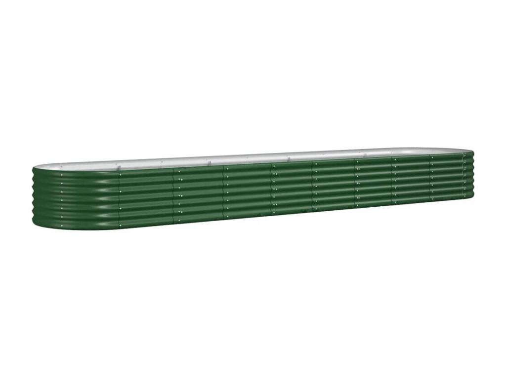 Decoratodo acero recubrimiento polvo verde 368x80x36 cm