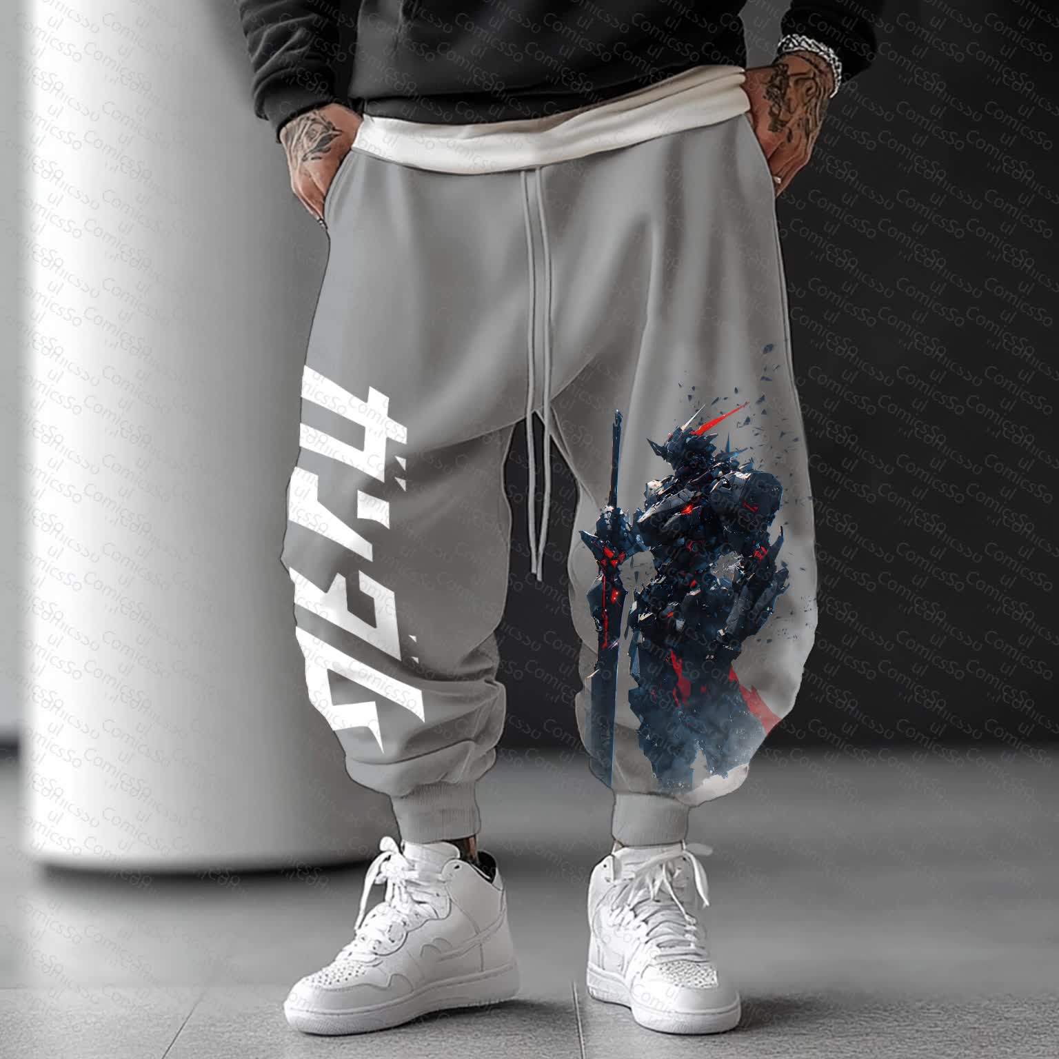 Unisex  “Comicssoul” Casual Anime Streetwear Pants