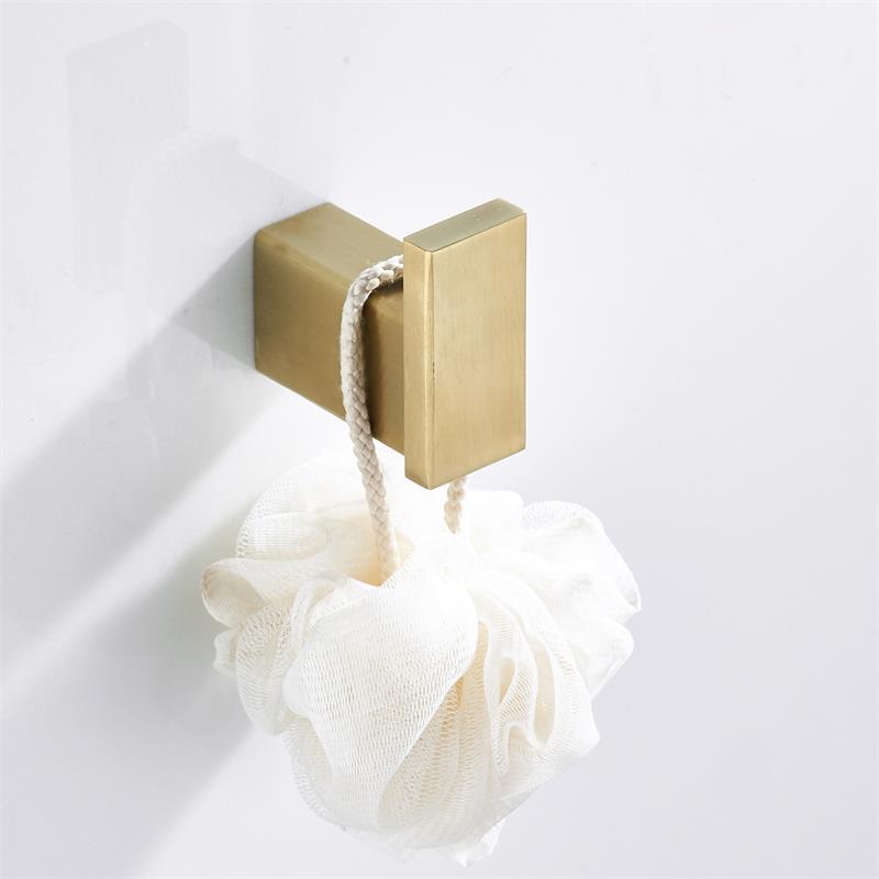 XIVADA Handdoekhaak Noto - Met schroefset - Rvs - Goud - 1 stuk