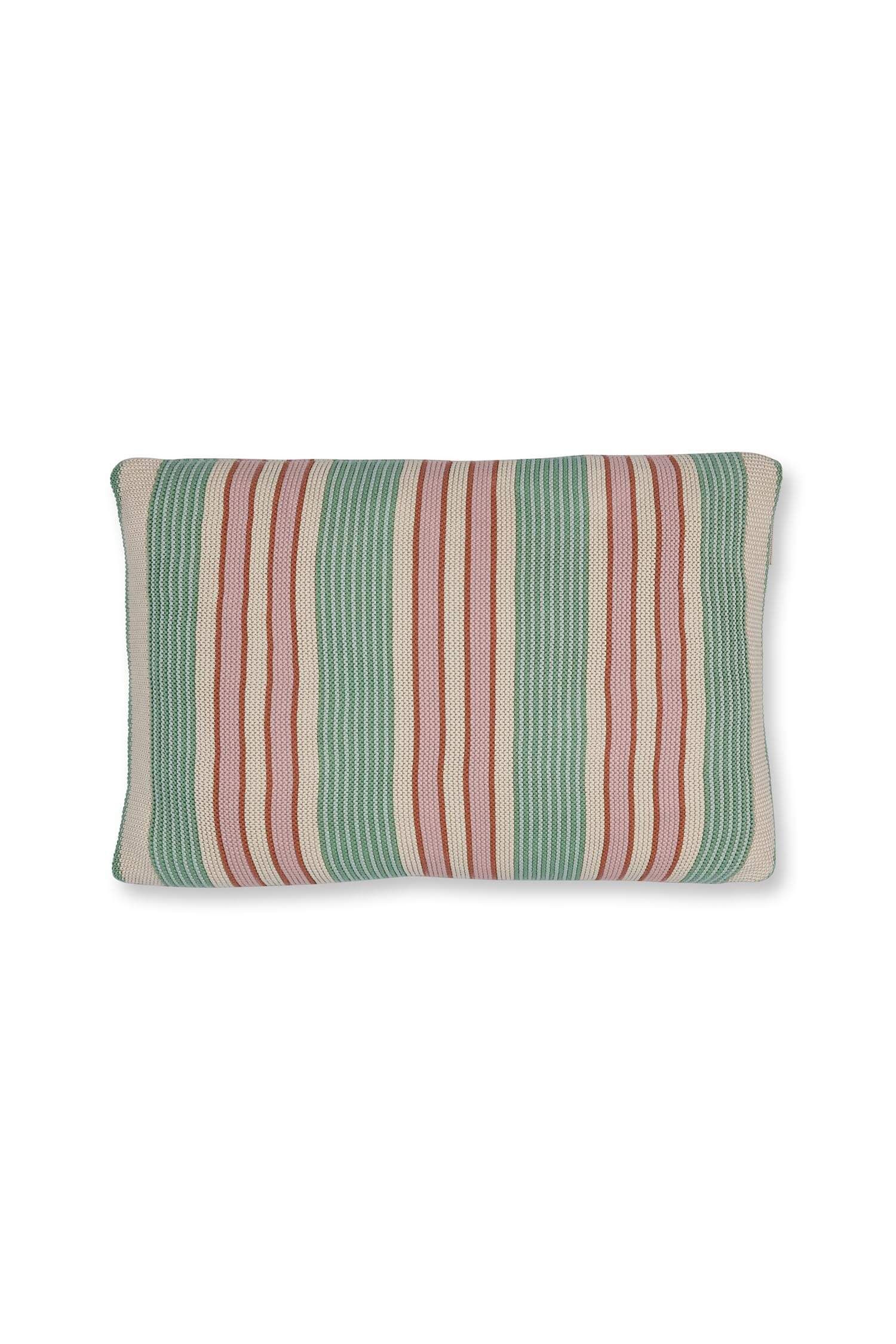 Cushion Bonsoir Combistripe Green