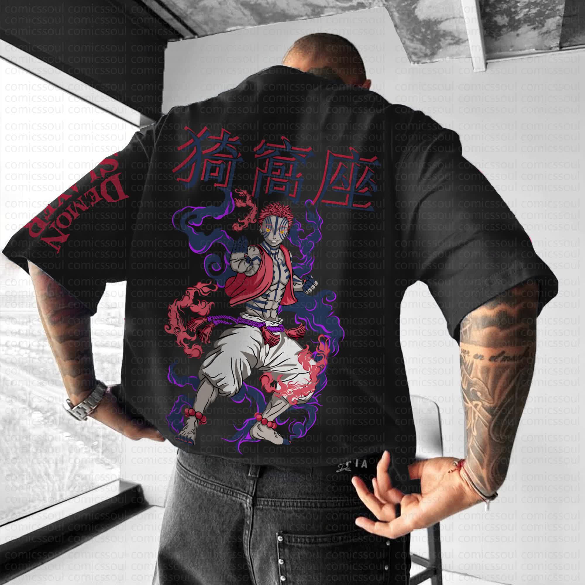 Unisex Anime Inspired Vintage T-Shirt丨Comicssoul
