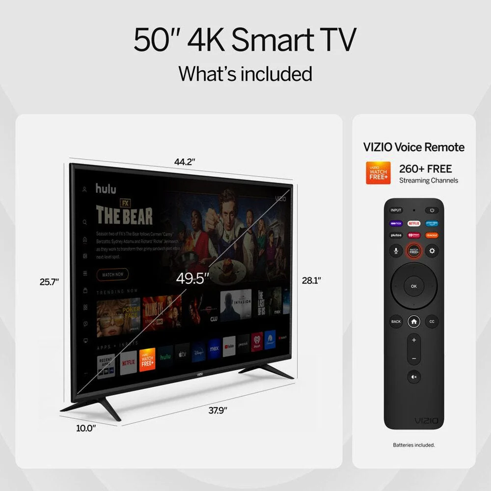 VIZIO 50 Inch V-Series 4K UHD LED Smart TV With Dolby Vision, HDR10, Full Array Backlight - Image 4 VIZIO 50 Inch V-Series 4K UHD LED Smart TV With Dolby Vision, HDR10, Full Array Backlight - Image 4