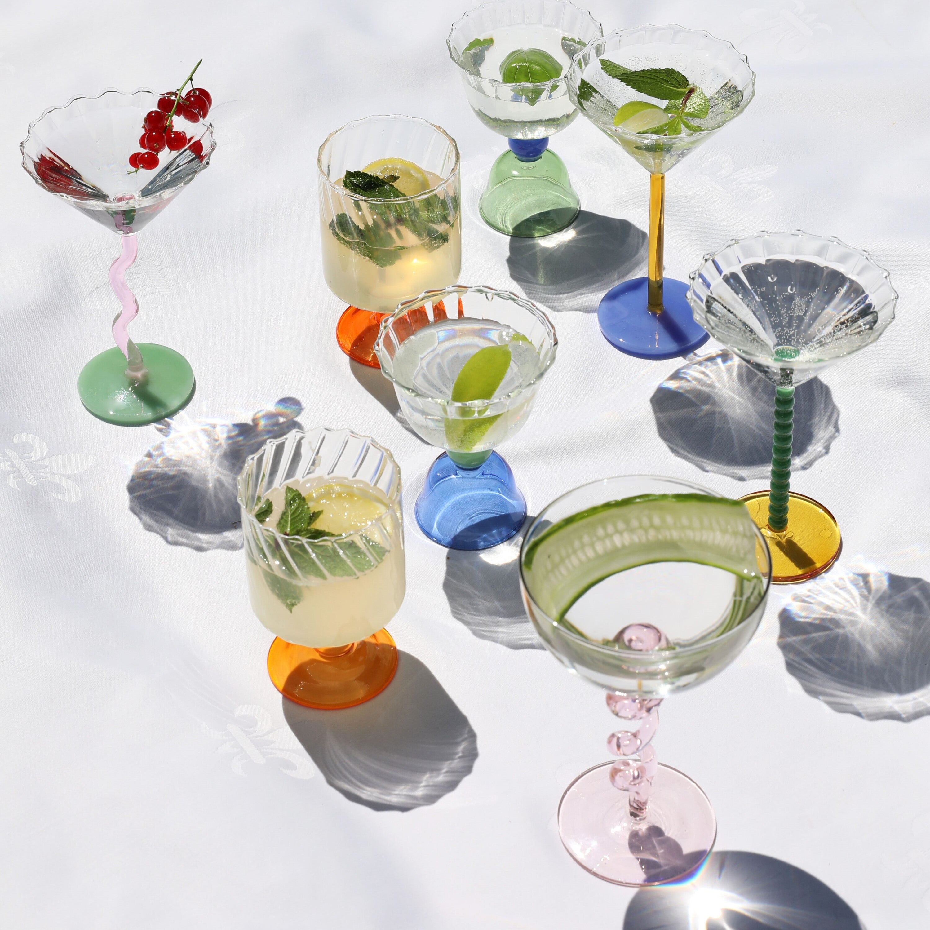 &k amsterdam Spiral Coupe 2 st. - Roze