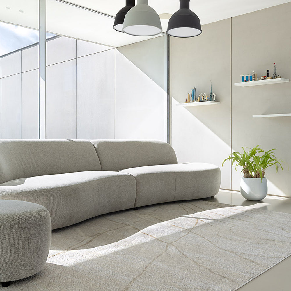 Acsento Carrara Vloerkleed 160 x 230 cm - Sand