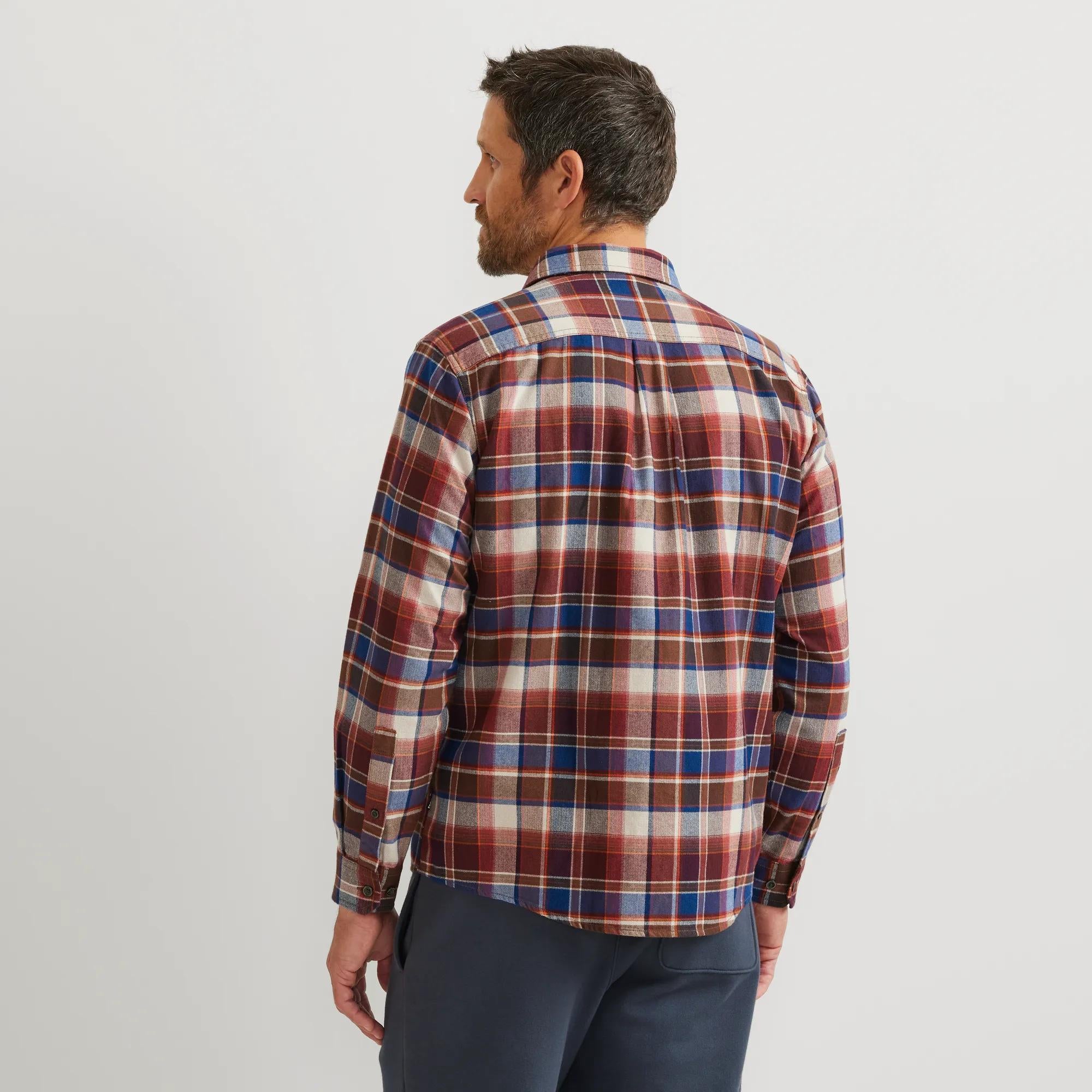 Men's Eddie's Favorite Classic Fit Flannel - Pattern - Eddie Bauer Outlet