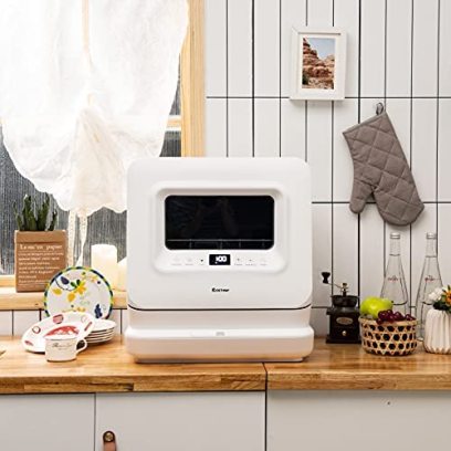Portable Countertop Dishwasher with 7.5L Water Tank