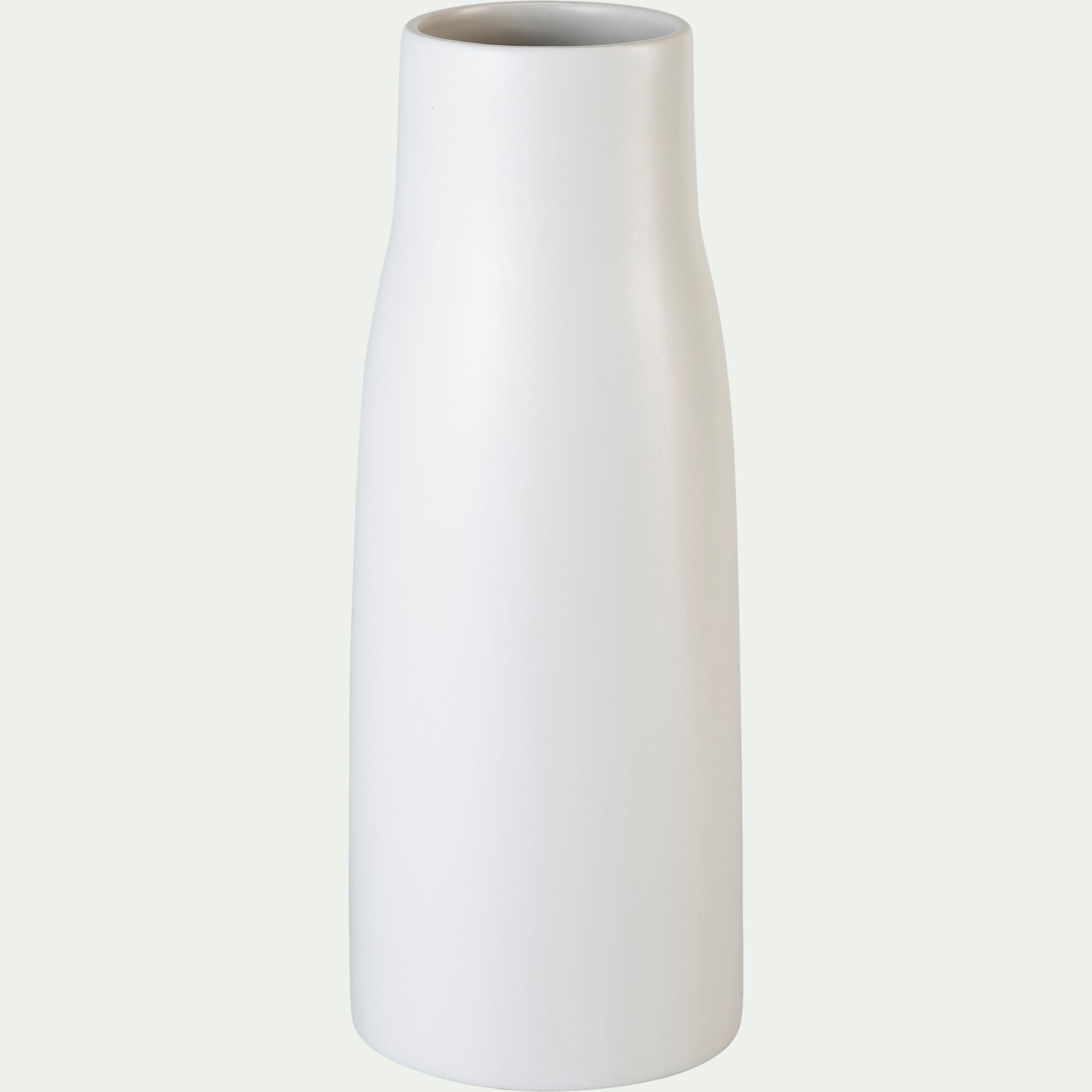LOZA - Vase classique en céramique H33cm - blanc ventoux