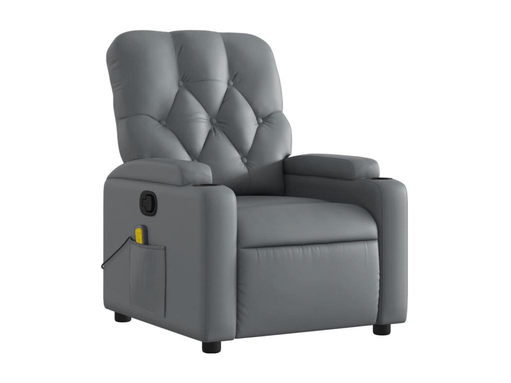 Sillón de masaje reclinable Gris Nidolux
