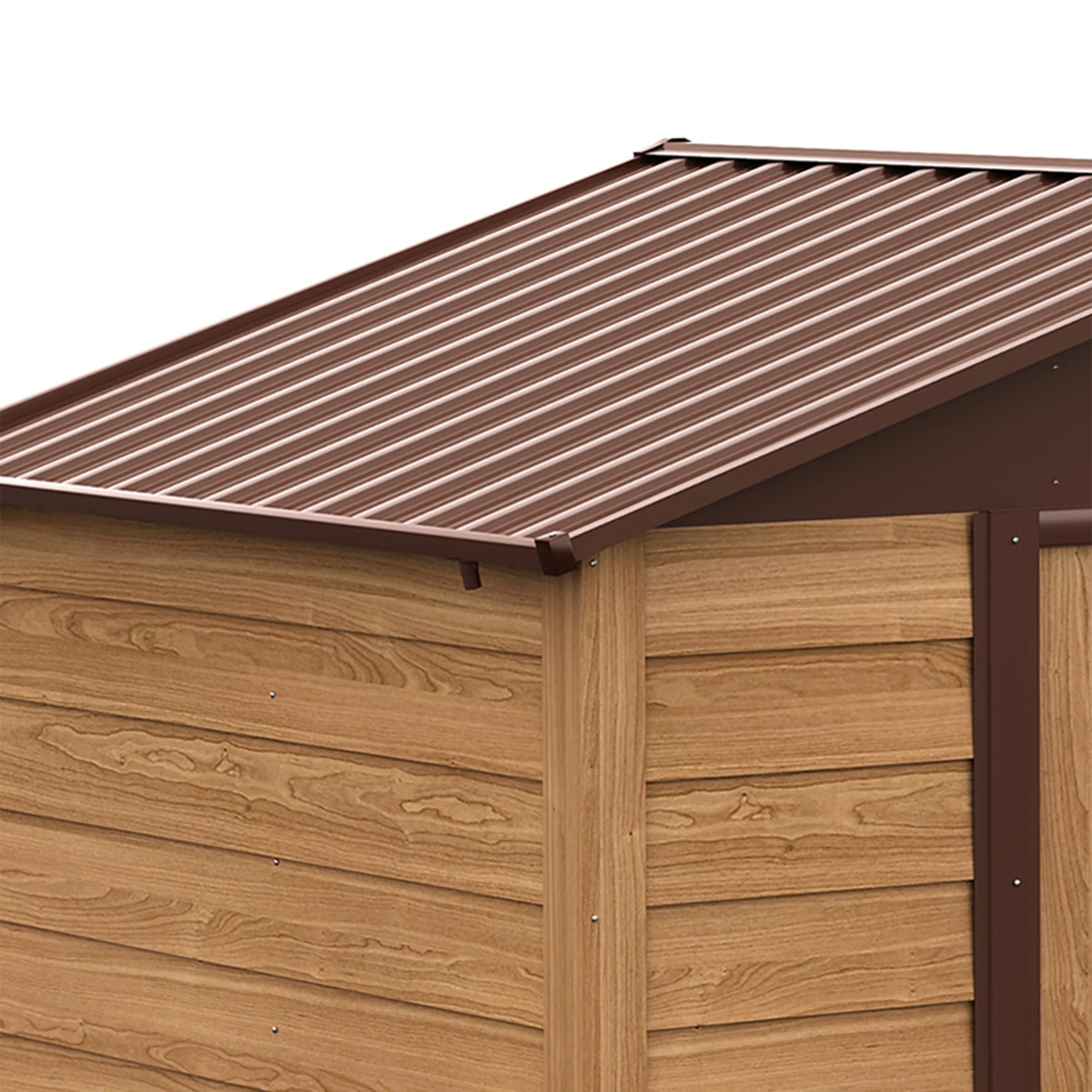Outsunny 7' x 4' Metal Storage Shed Organizer, Garden Tool House with 4 Vents and 2 Sliding Doors for Backyard, Patio, Garage, Lawn, Dark Gray - Image 66