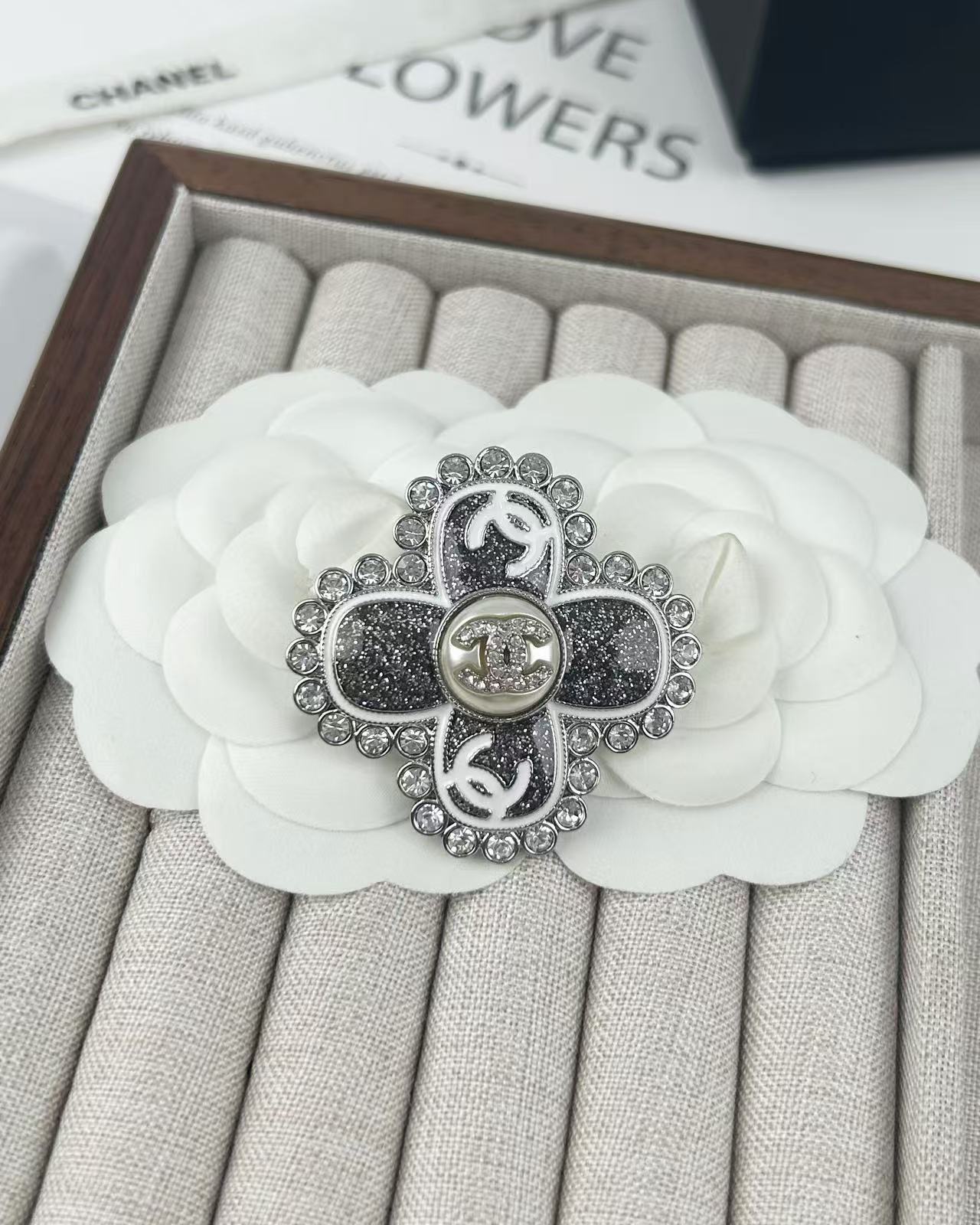 Chanel Clover Brooch - Original Replica Club