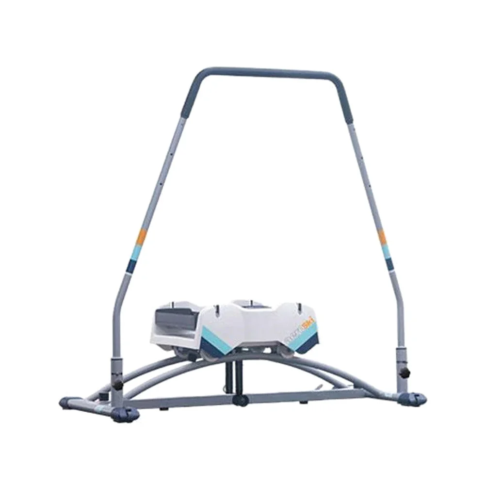 Aeroski Ski Fitness Workout Machine With Recoil Spring Resistance, Gray - 2.0
