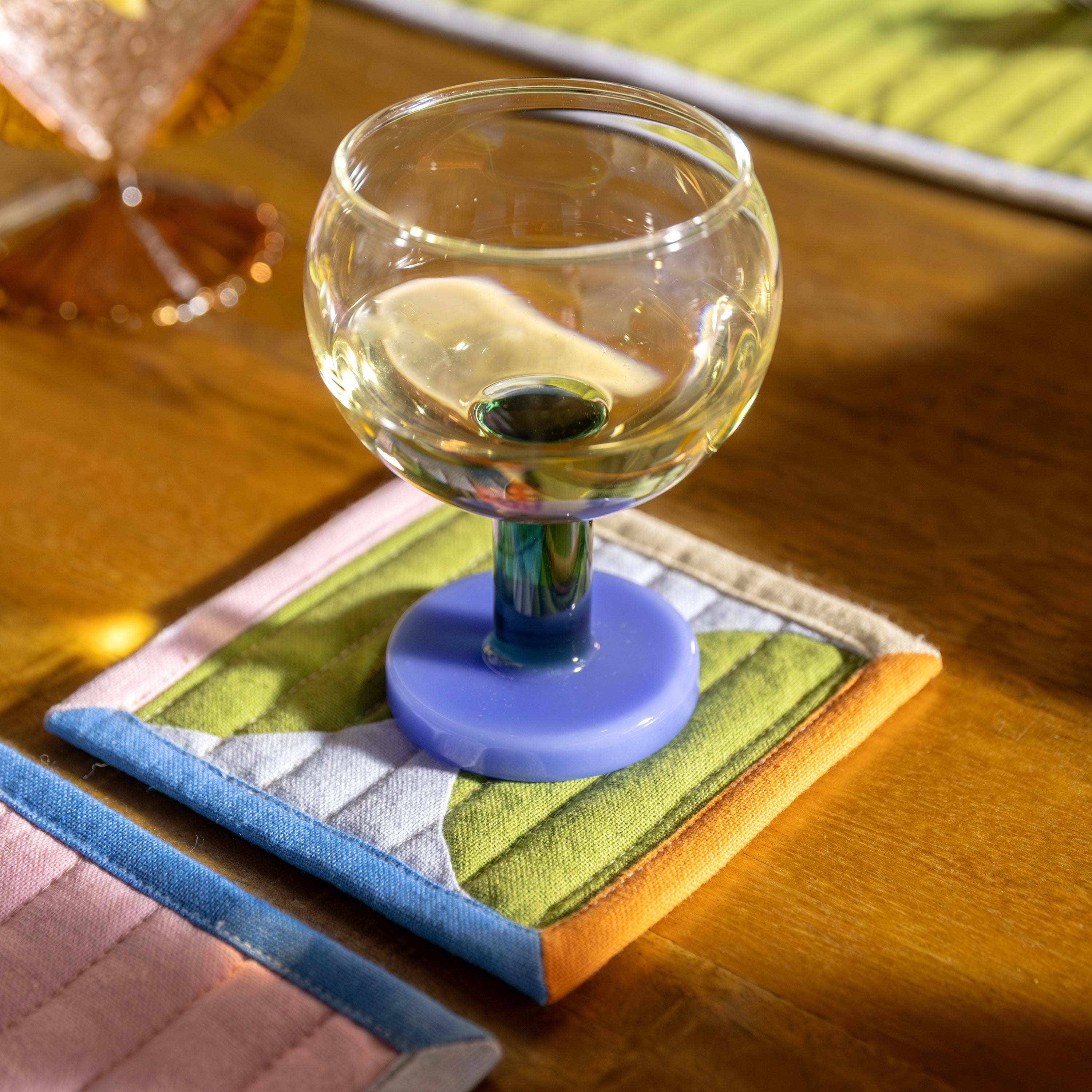 &k amsterdam Stitch Onderzetter - Set van 4