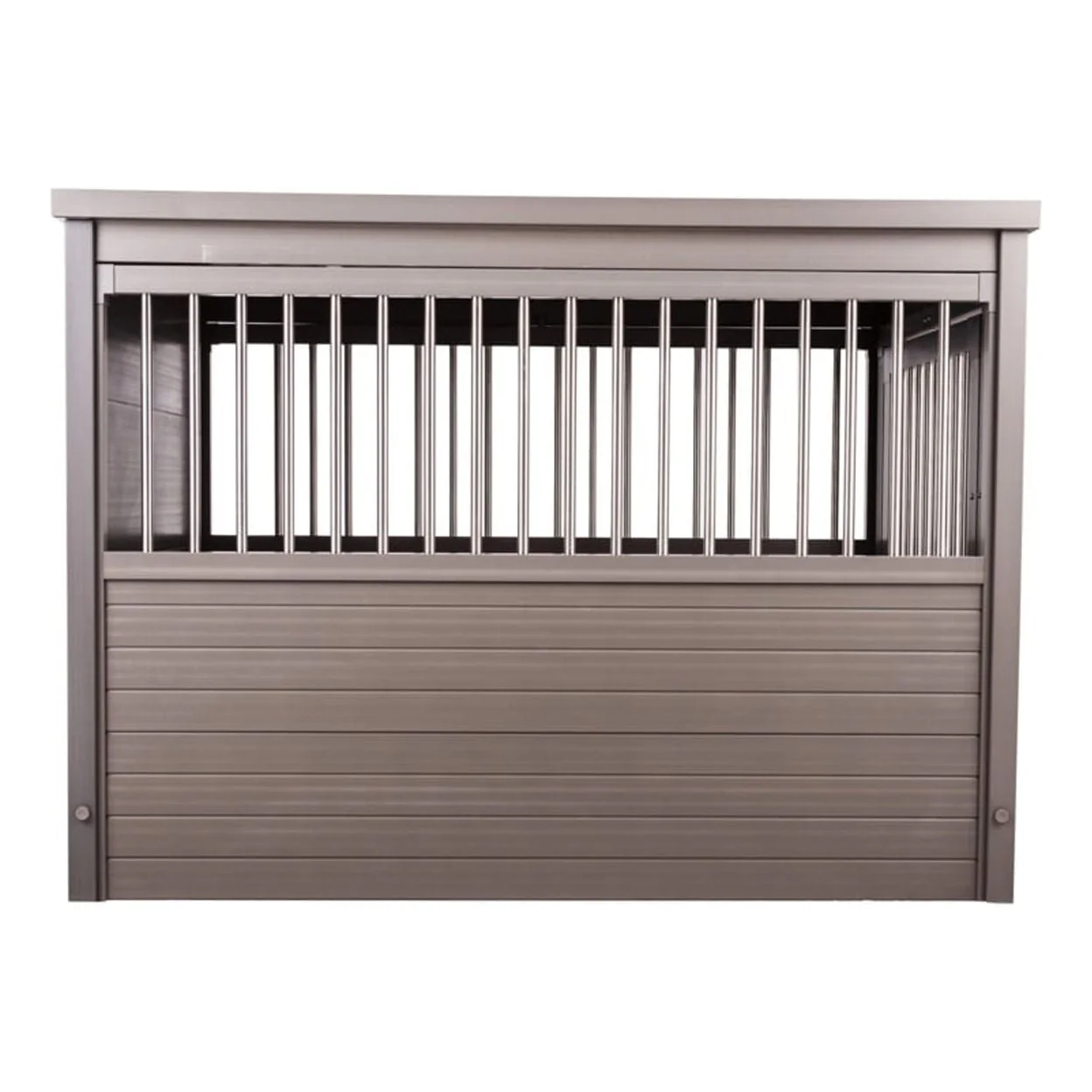 ECOFLEX® Dog Crate End Table - Grey Large - Image 3