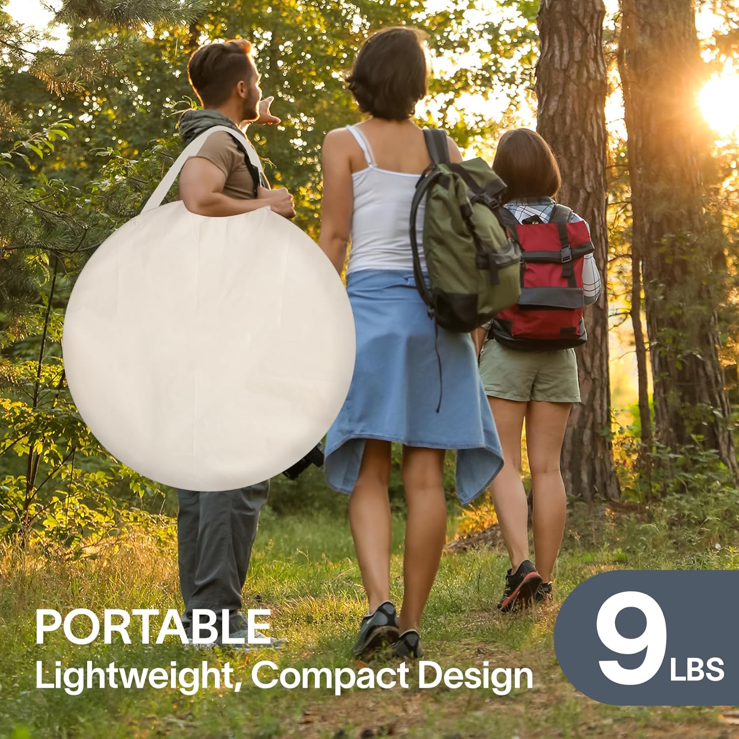 Screen gazebo sleeps 6-10-15 people Igloo-style canopy tent mosquito net on the sides Perfect