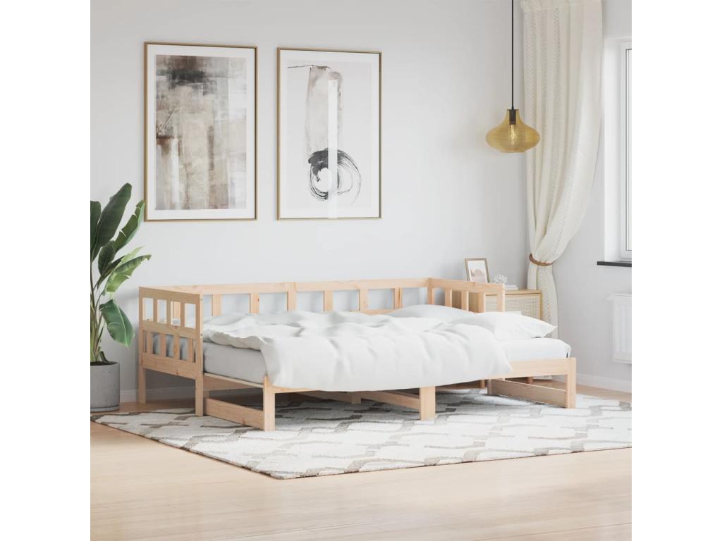 Sofá cama Habitarluz maciza de Habitarluz 90x190 cm BPJT97981