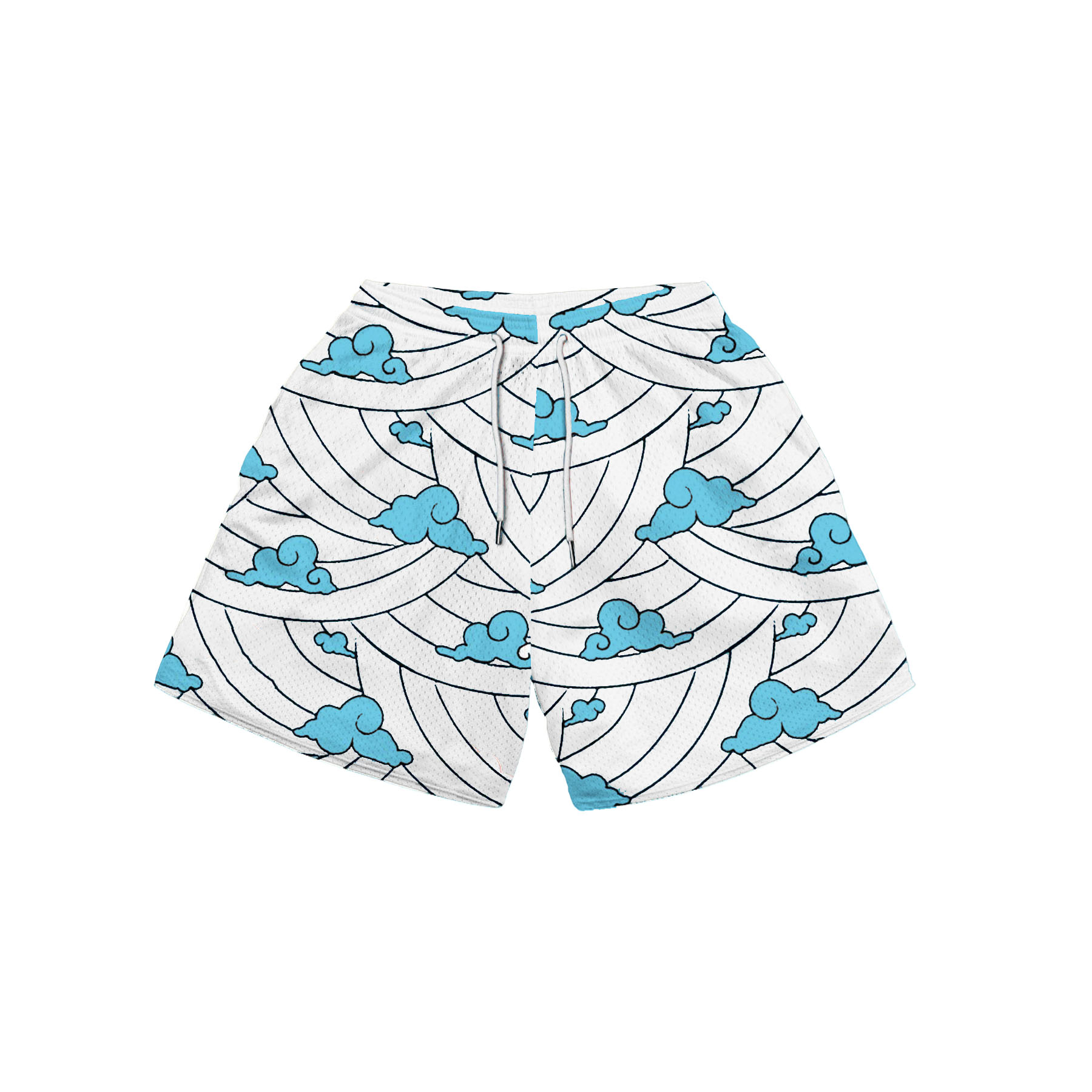 Men's Casual Print Panel Shorts