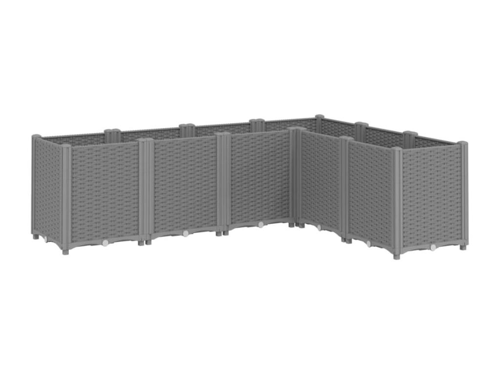 Decoratodo PP gris claro 160x120x53 cm
