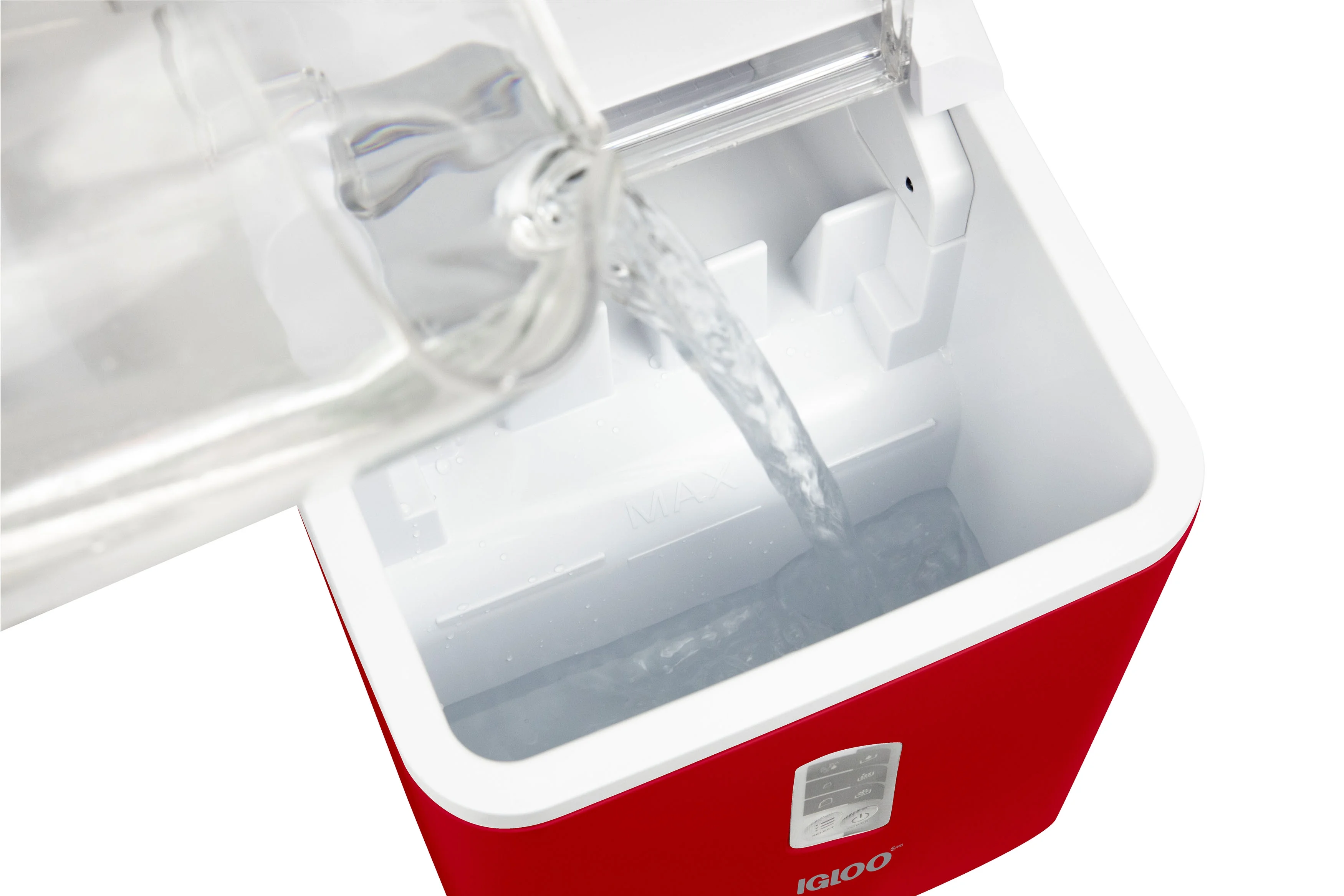 Igloo Automatic Ice Machine Self Cleaning Countertop Ice Maker for Water Bottle & Drinks, Aqua - Image 54