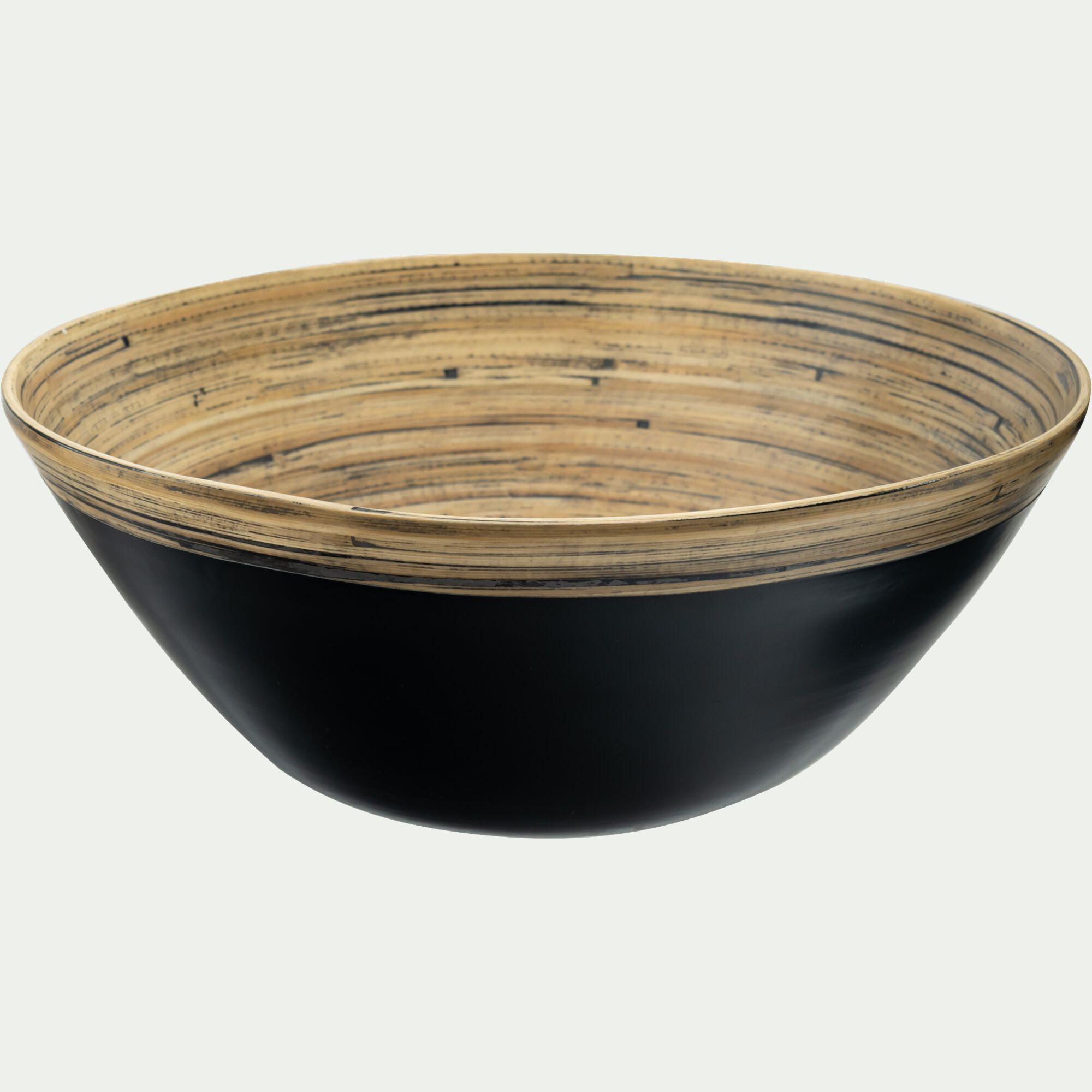 EBENE - Saladier en bambou D30cm - noir