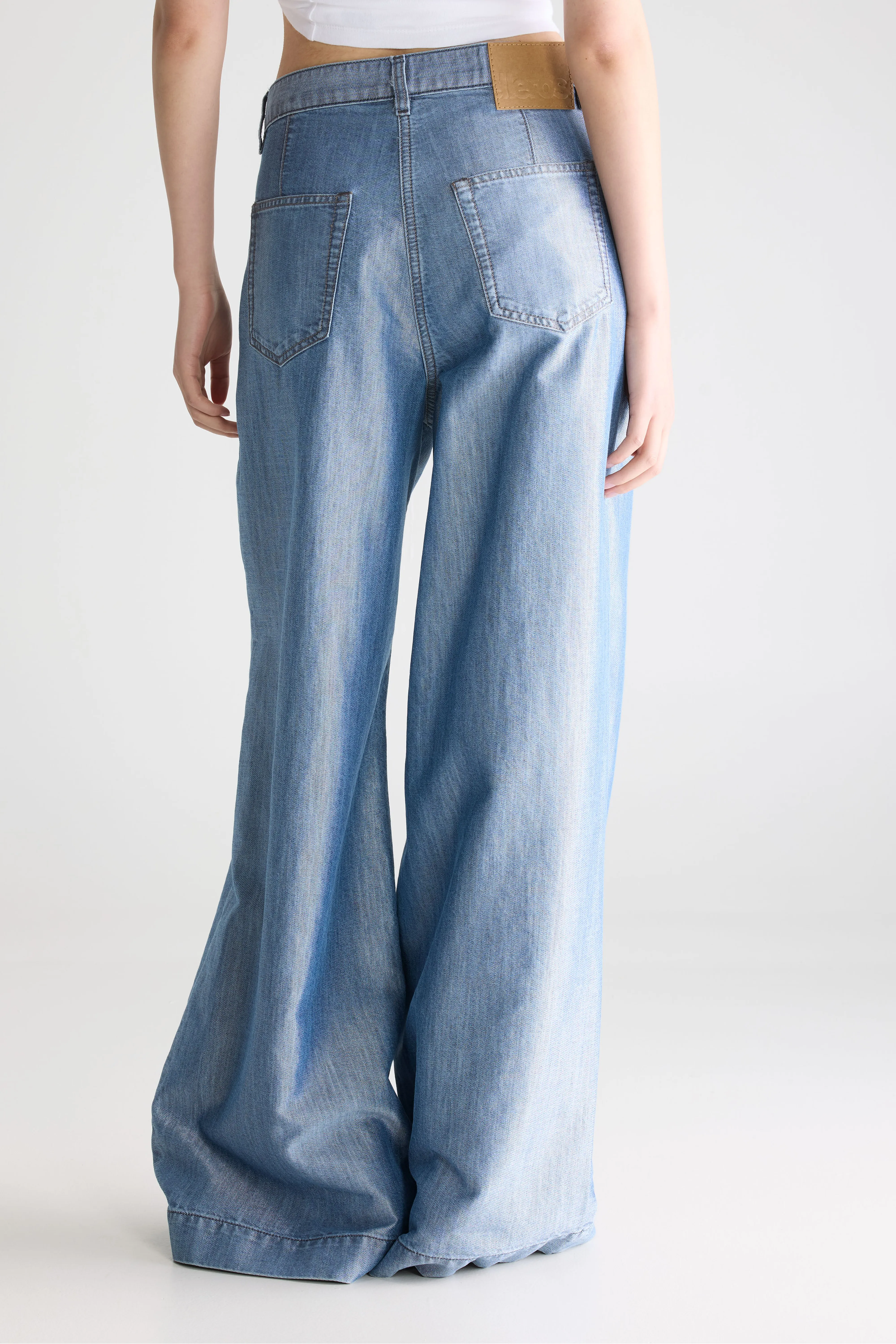 Bellerose Denim N. 74 - super-wide jeans (261 / W / GLASSY BLUE)
