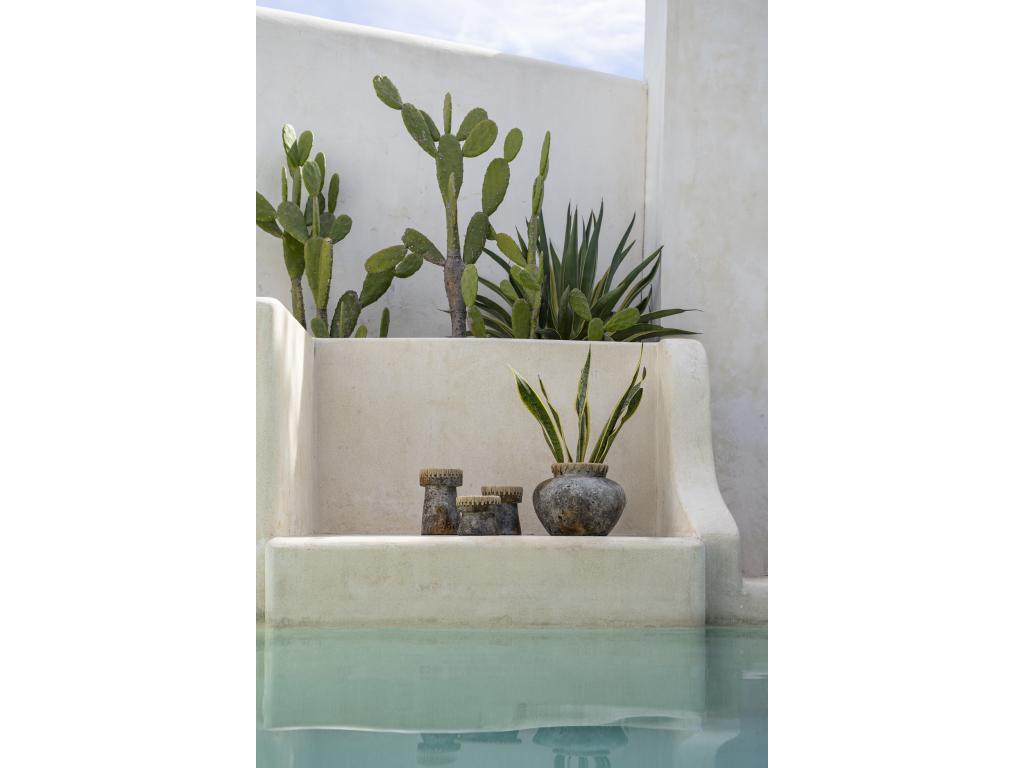 El Portavelas Pretty - Gris Antiguo - L