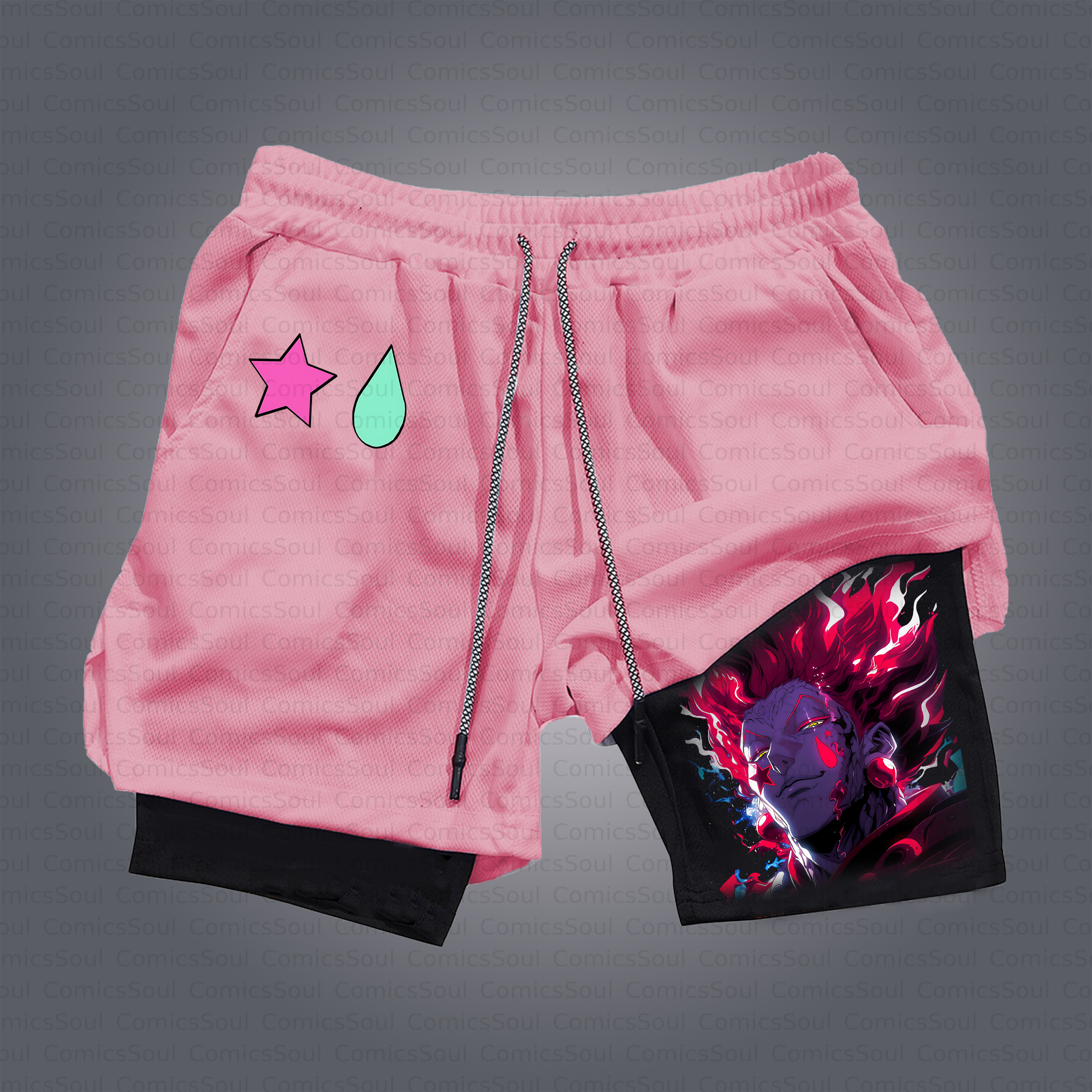 Unisex Casual Anime Style Shorts